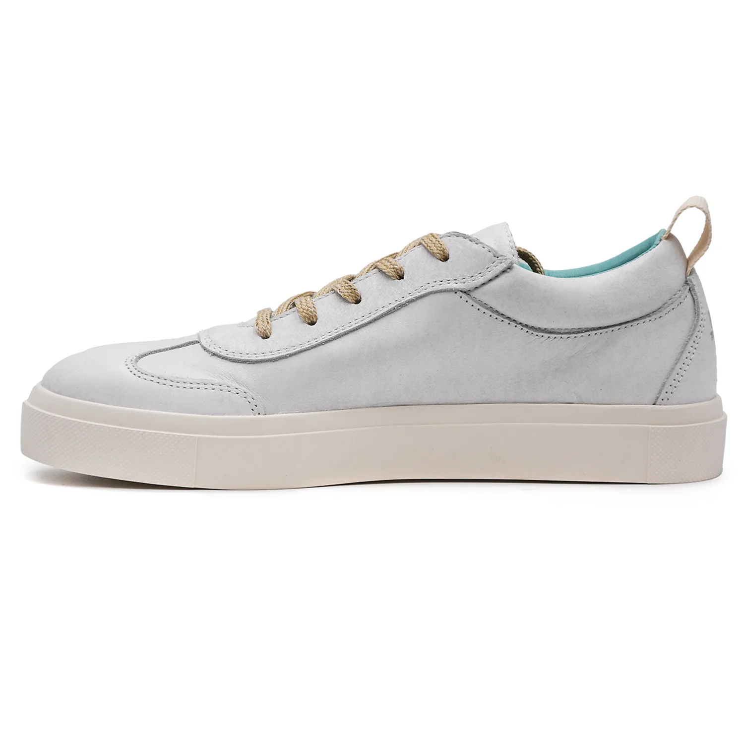 Sneakers Avorio Panchic P08 Aviator Finishing Uomo In Pelle - Image 4