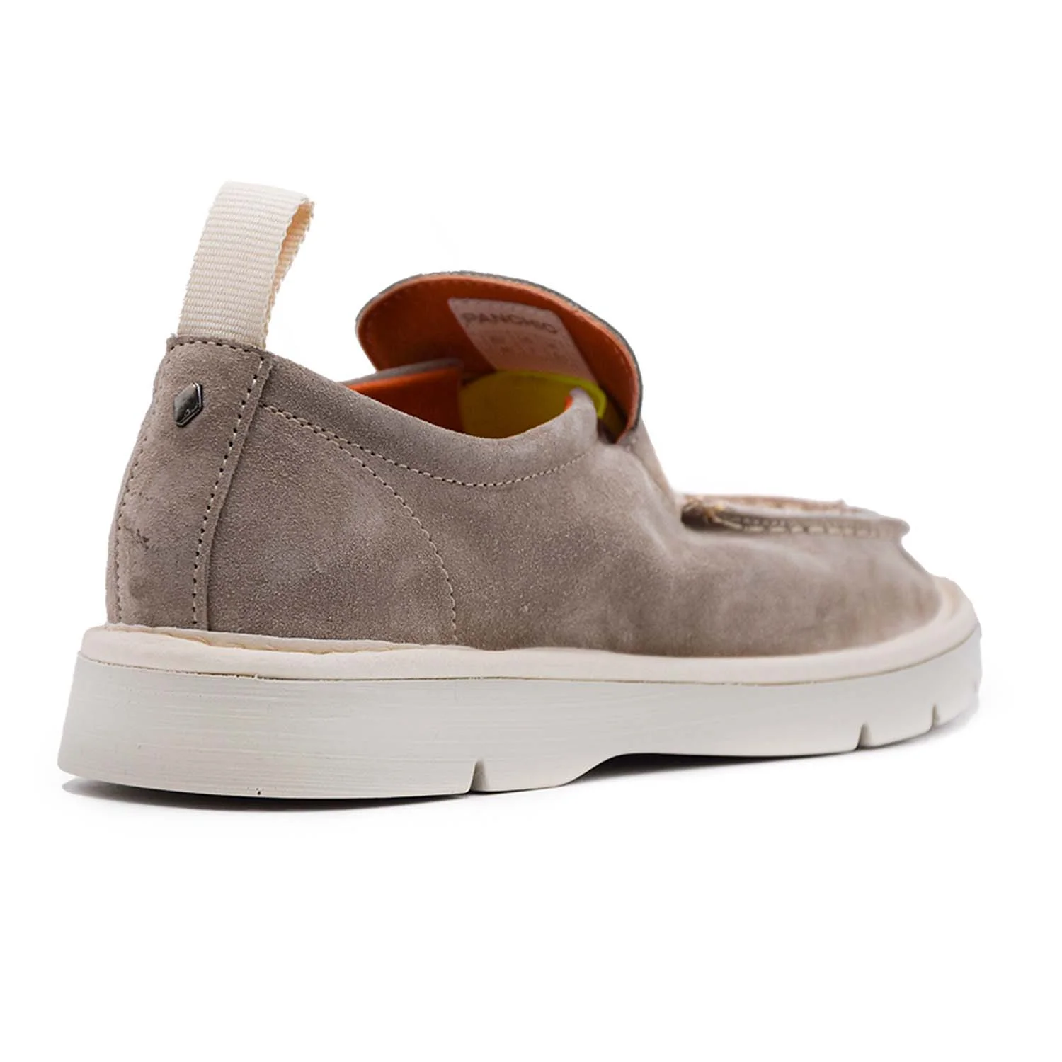 Mocassino Panchic Uomo Taupe Con Elastici Per Agevolare Movimenti - Image 4