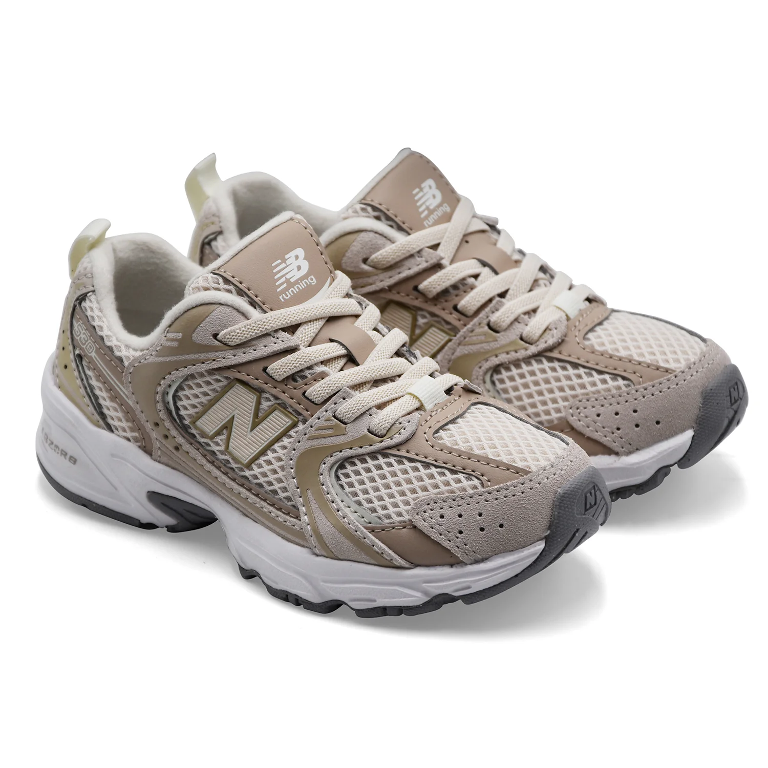 Sneakers New Balance Kids Lifestyle 530 Bungee Linen Stoneware - Image 3