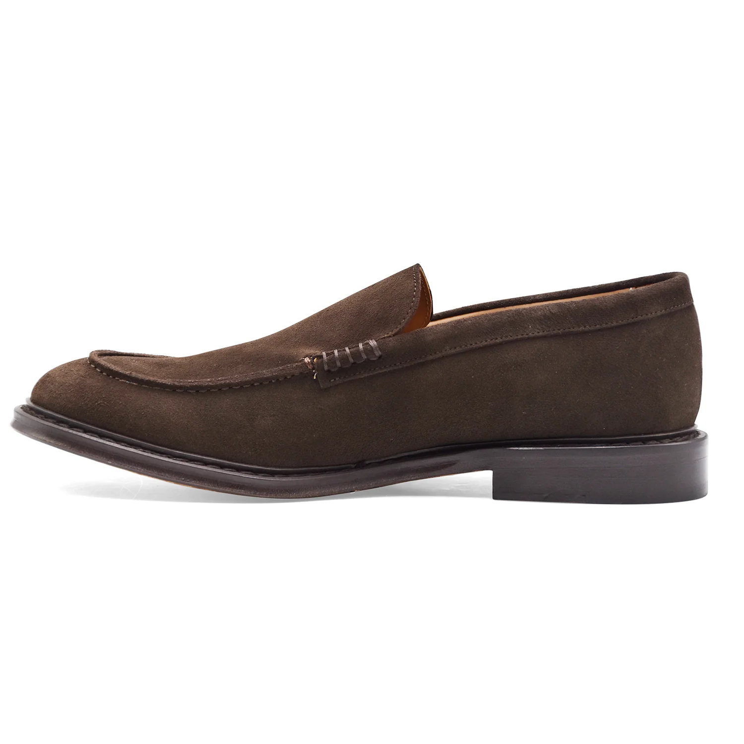 Mocassini Uomo Cerbero PC 3 Suede Testa Di Moro Made In Italy - Image 3