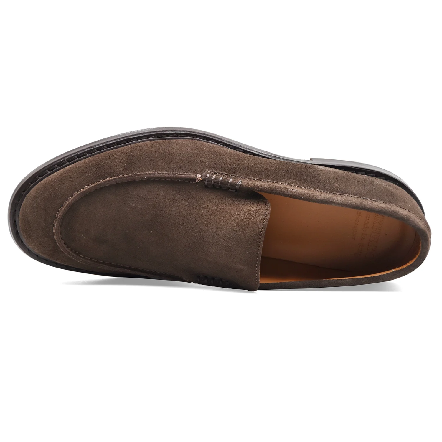 Mocassini Uomo Cerbero PC 3 Suede Testa Di Moro Made In Italy - Image 4