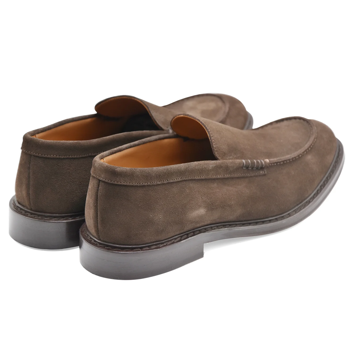 Mocassini Uomo Cerbero PC 3 Suede Testa Di Moro Made In Italy - Image 5