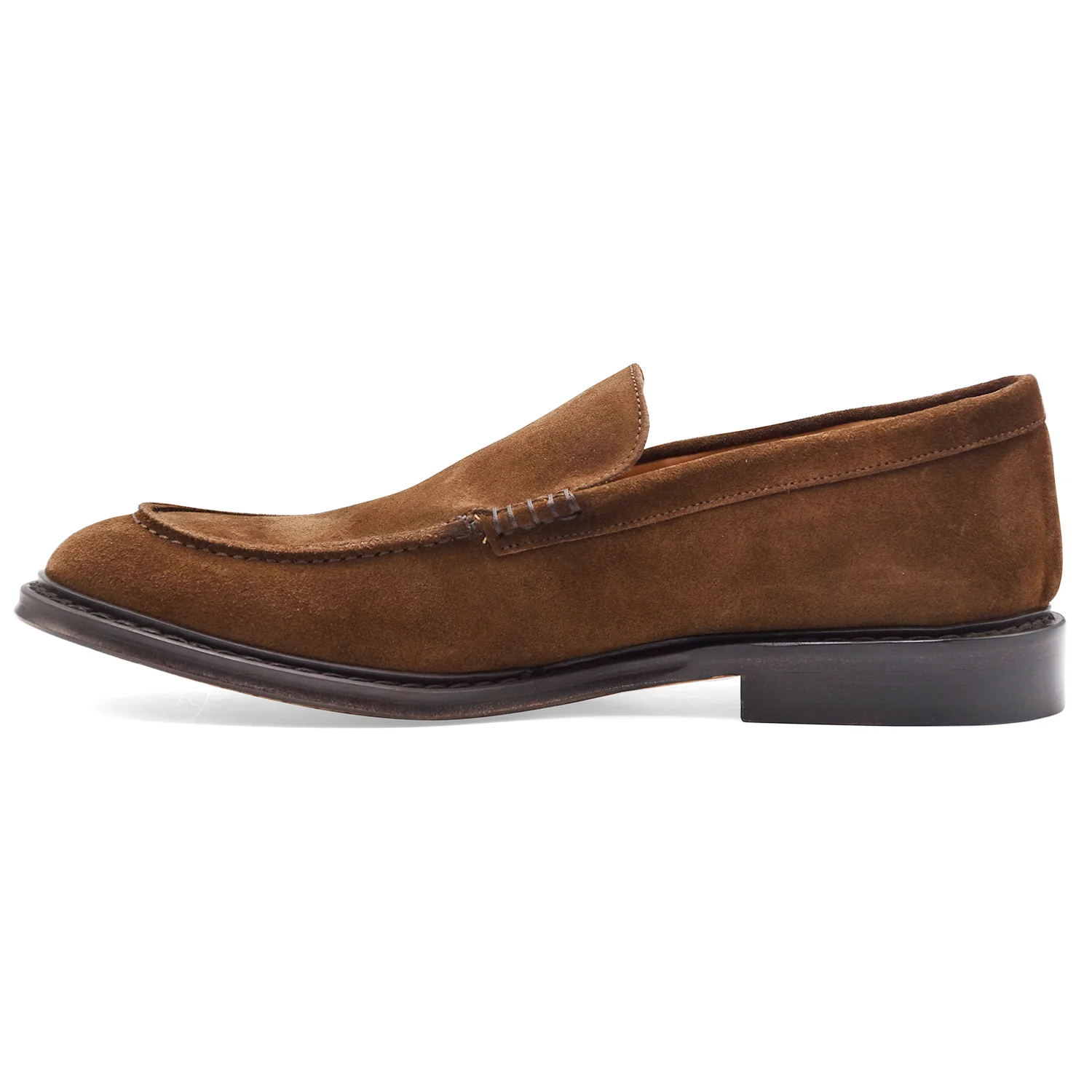 Mocassini Uomo Cerbero PC 3 In Camoscio Marrone Made In Italy - Image 4