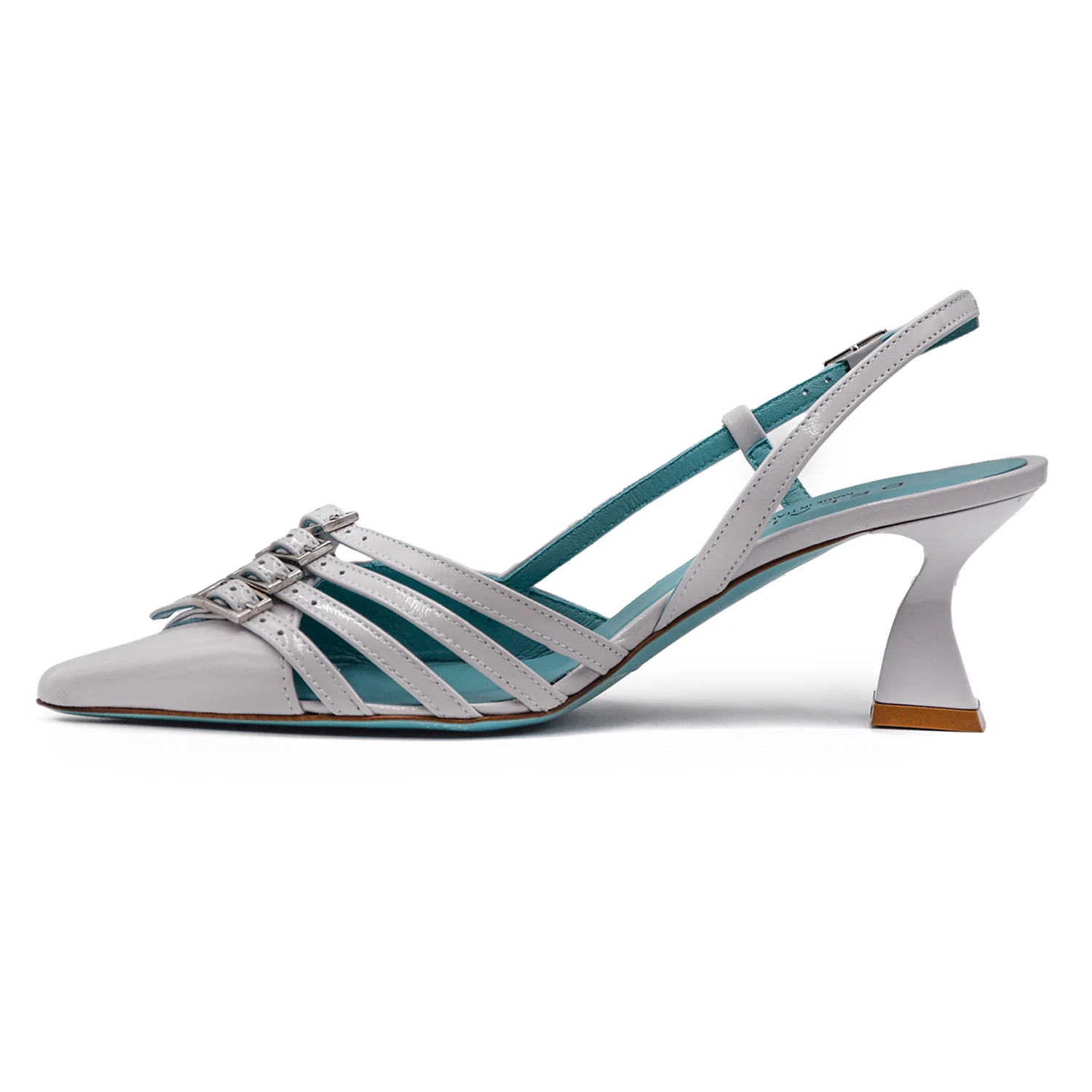 Chanel Donna Avorio Delaila Pepa Innovativo Design Con Fibbie - Image 4