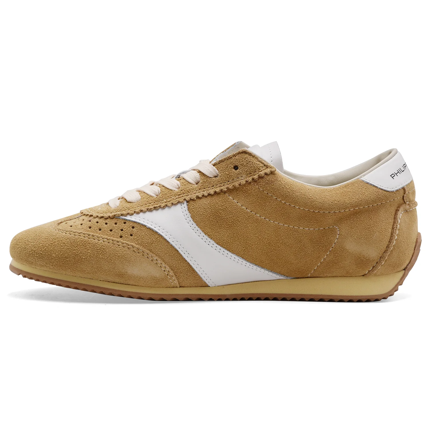 Sneakers Donna Philippe Model PLANCHE LOW Vero Camoscio Beige - Image 4