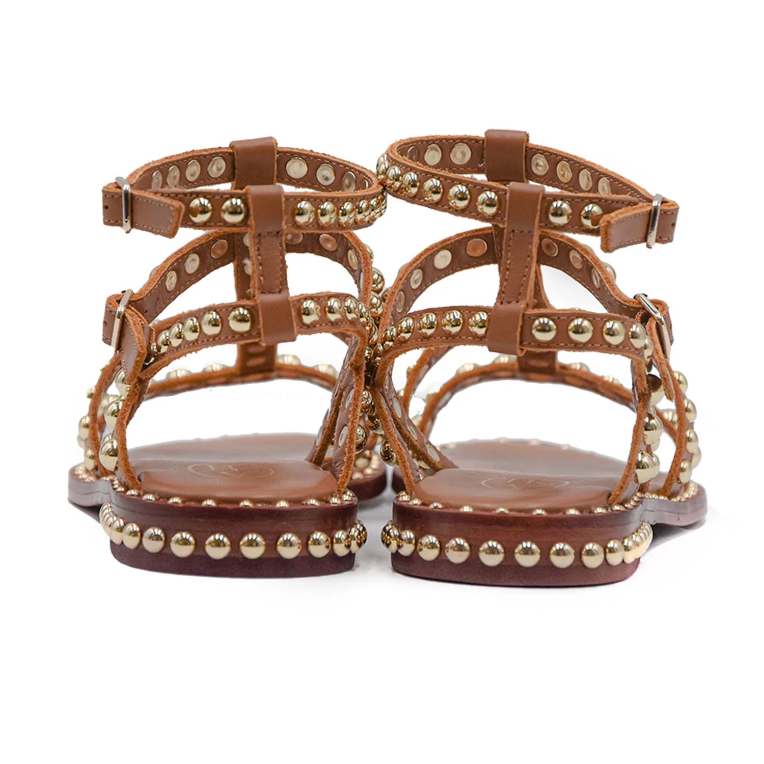 Ash Sandali Flat Precious Beige Donna Suola In Cuoio Flessibile - Image 5
