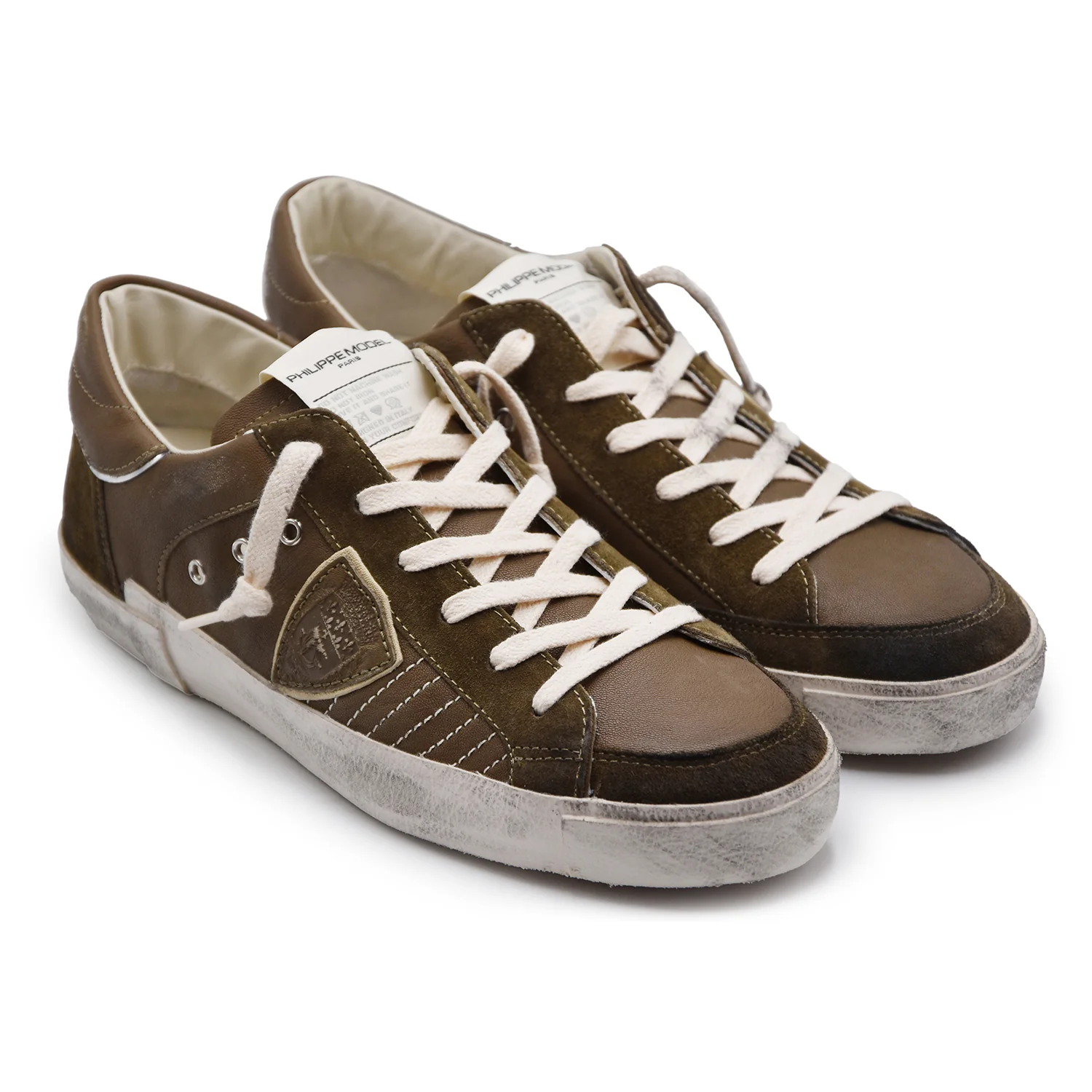 Sneakers Uomo Philippe Model Paris PRSX Mix Militare Grintoso - Image 3