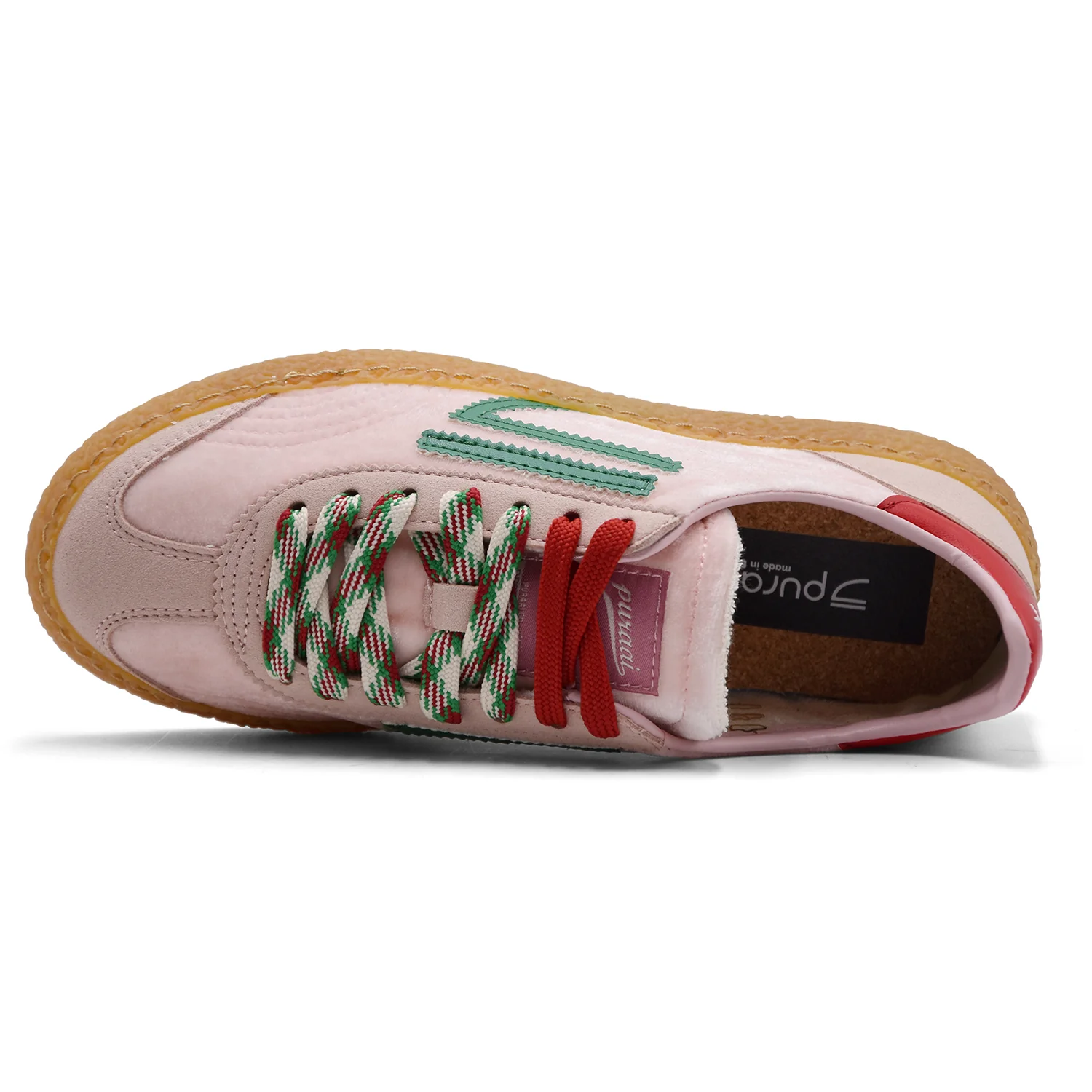 Sneakers Puraai Donna 6.01 XS Rosa Conch Shell Trainer Rétro - Image 3