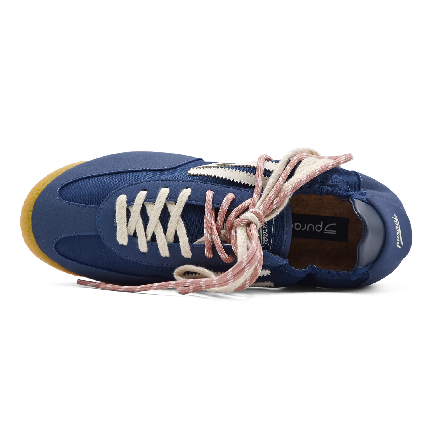 Sneakers Puraai Uomo 6.02 Panther Blu Ocean Stile Casual Retrò - Image 3