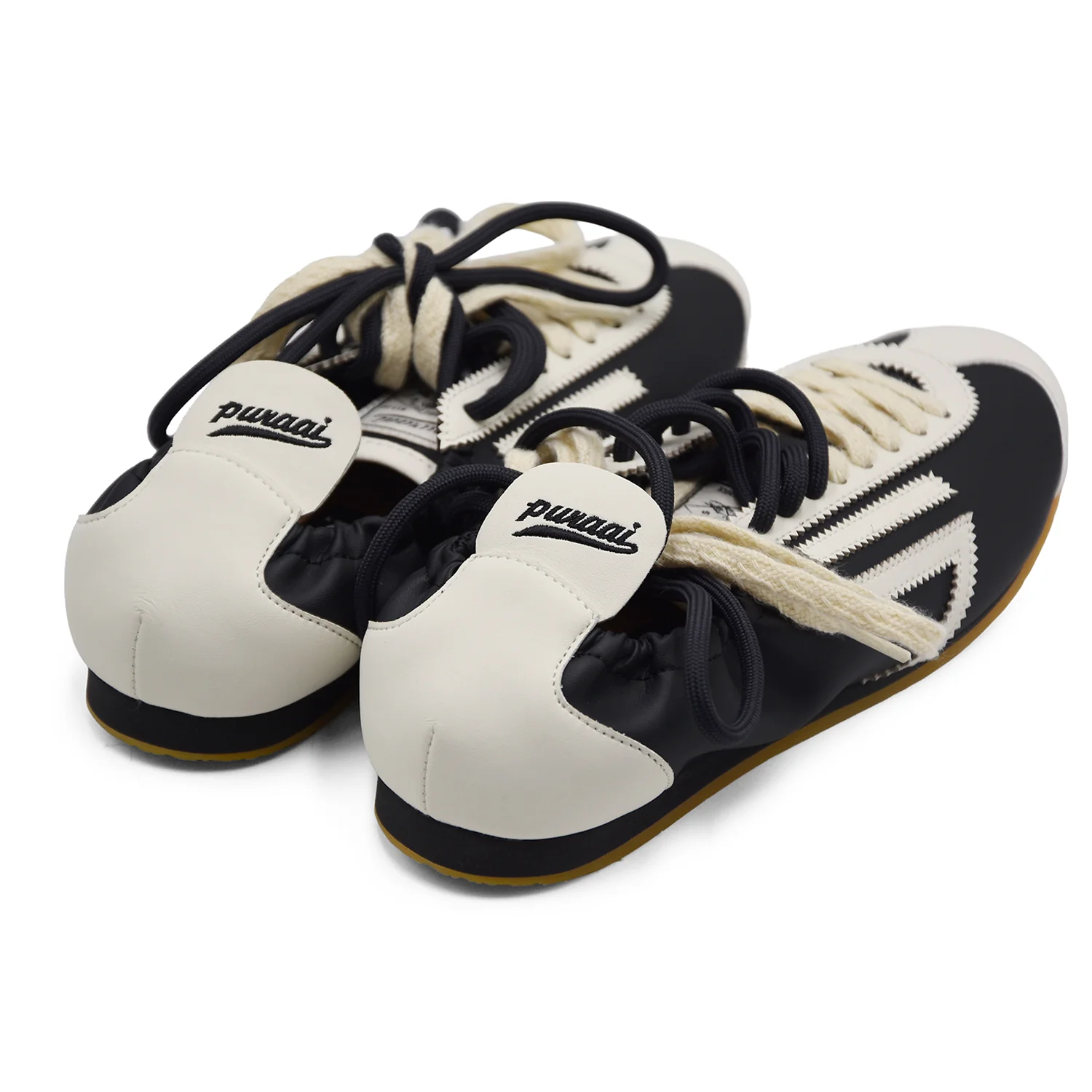 Sneakers Donna Puraai 8.01 Lion Pepper Bianco Nero Stile Trendy - Image 3