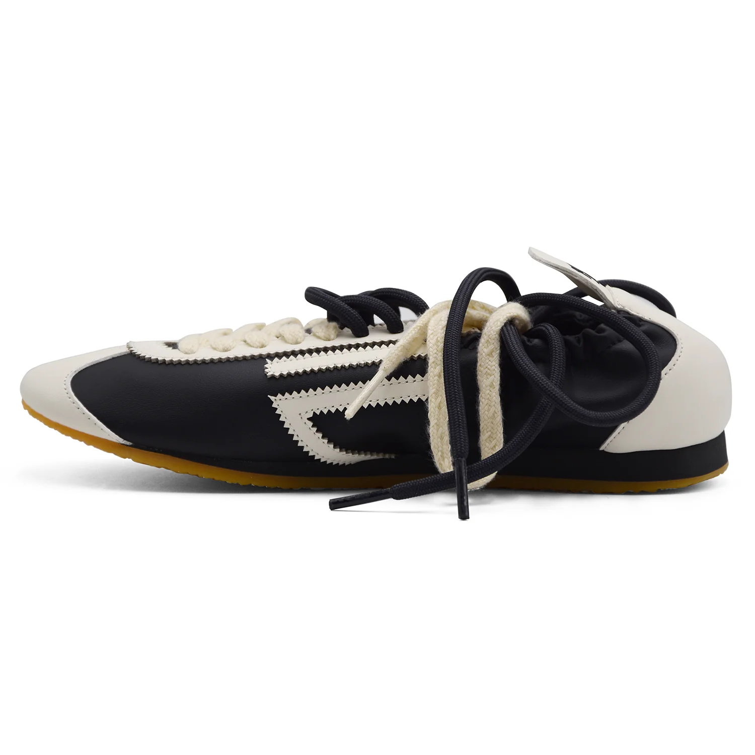 Sneakers Donna Puraai 8.01 Lion Pepper Bianco Nero Stile Trendy - Image 4