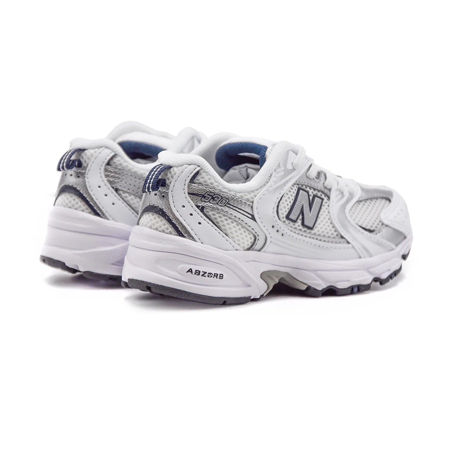Sneakers New Balance 530SB Bianco A Cordino Elastico Bambino - Image 4