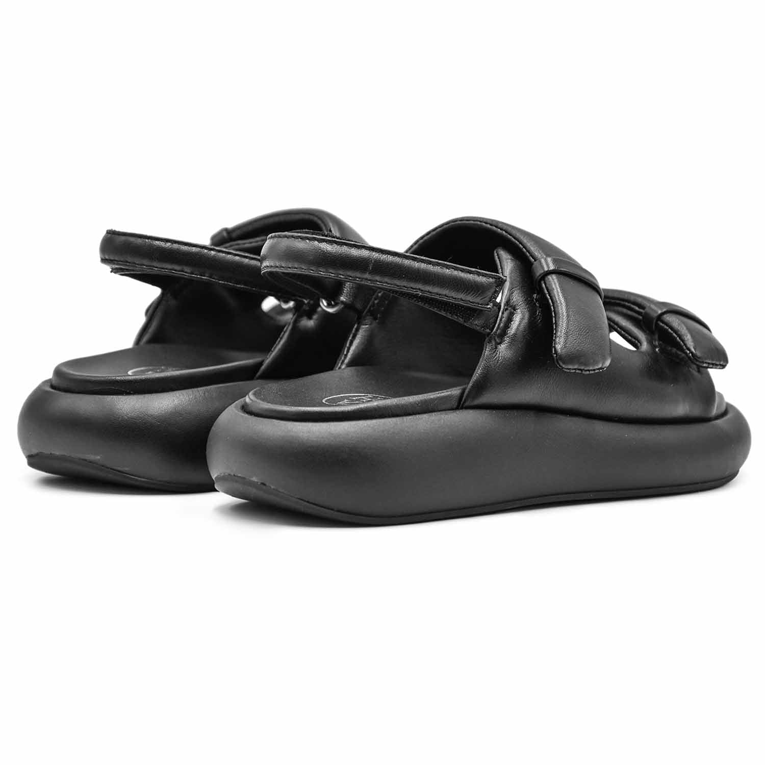 Sandali Ash Donna Vinci Multicinghia Nero Con Chiusura A Velcro - Image 4