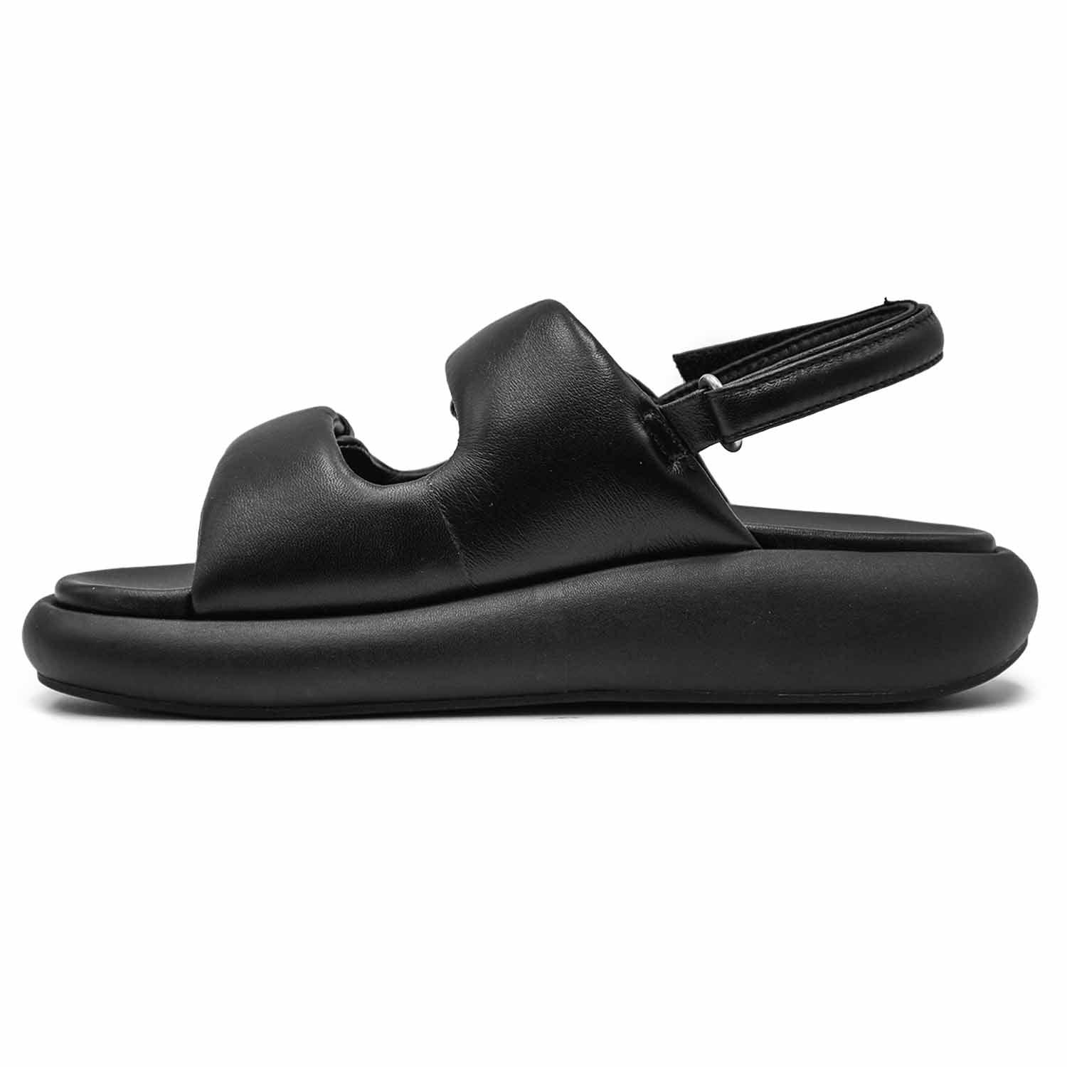 Sandali Ash Donna Vinci Multicinghia Nero Con Chiusura A Velcro - Image 5