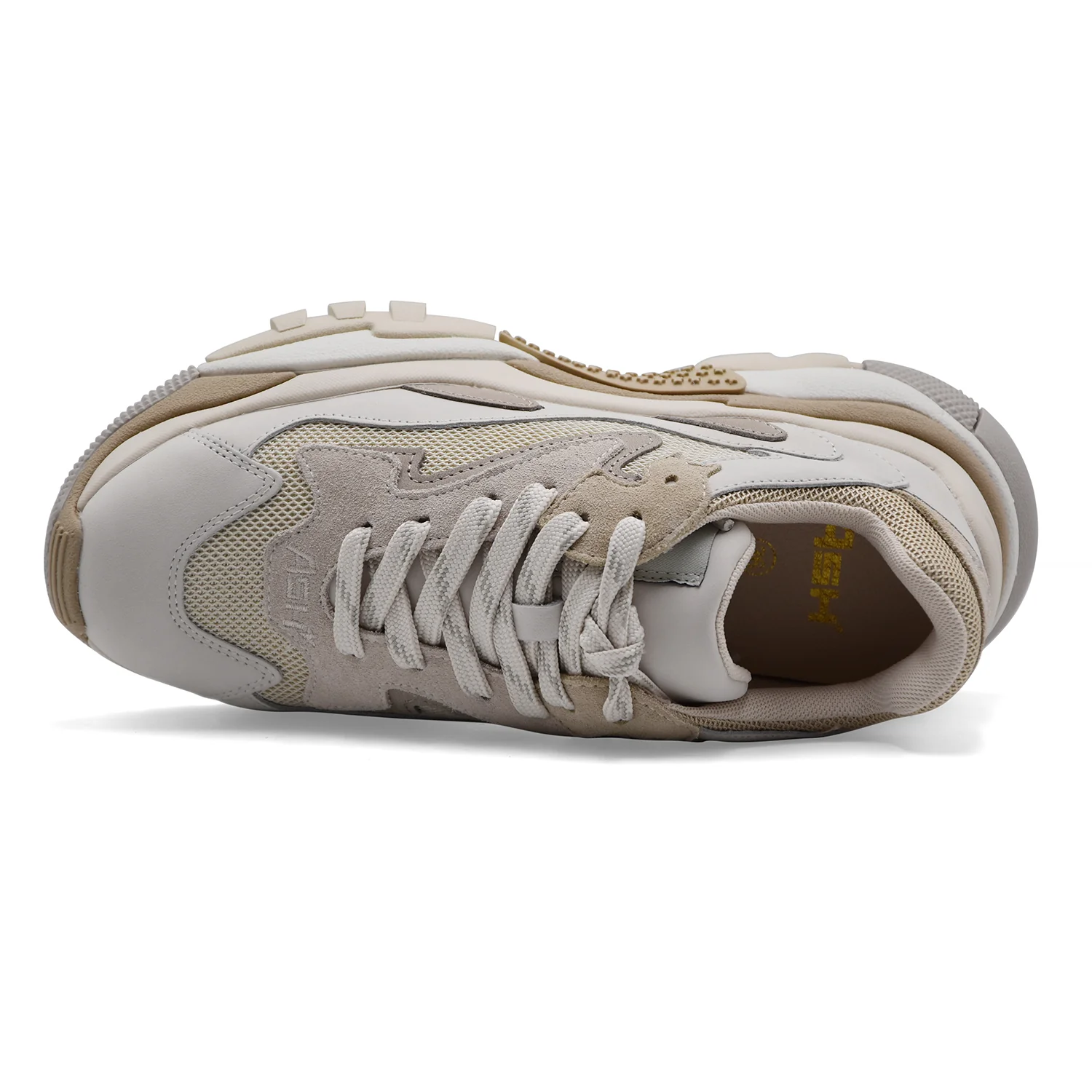 Sneakers Donna Ash Addict 01 Gesso Beige Sabbia Ben Abbinabili - Image 4