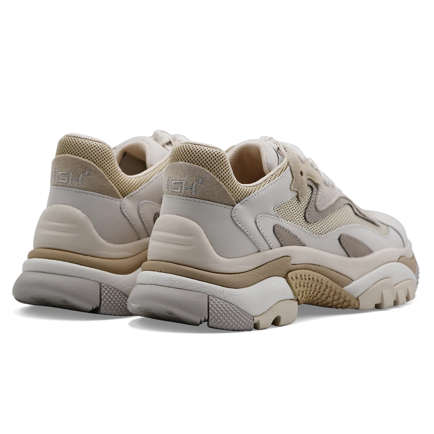 Sneakers Donna Ash Addict 01 Gesso Beige Sabbia Ben Abbinabili - Image 5