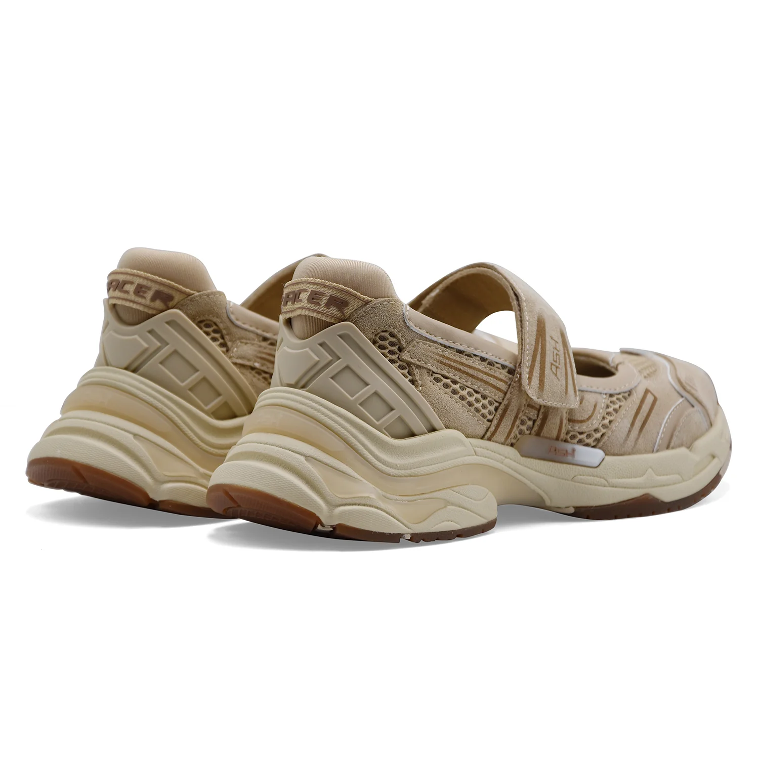 Sneakers Mary Jane Donna Ash Rolls Mesh Tecnico Cappuccino Donna - Image 5