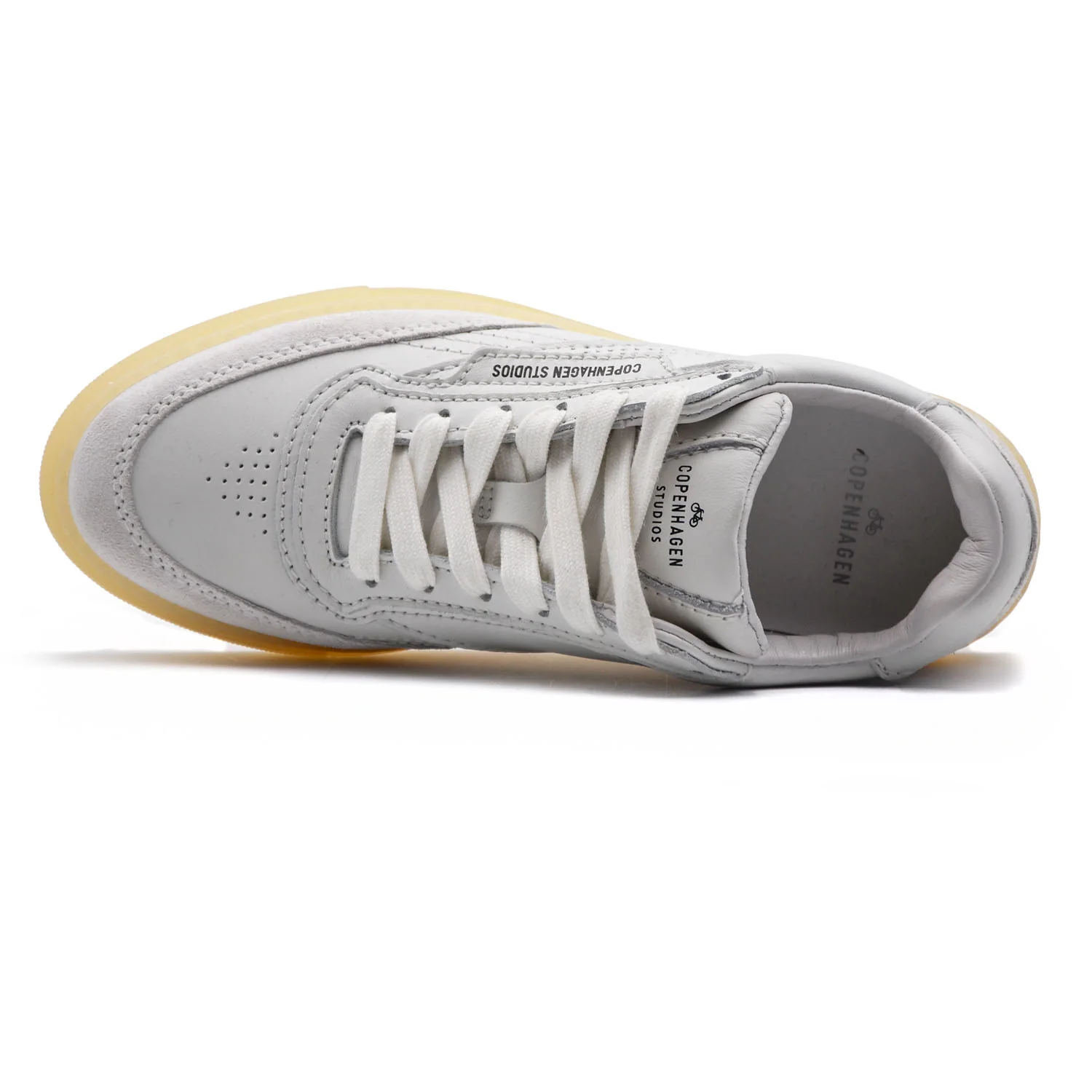 Sneakers Copenhagen Donna CPH90 Pelle Bianco Dallo Stile Rètro - Image 5