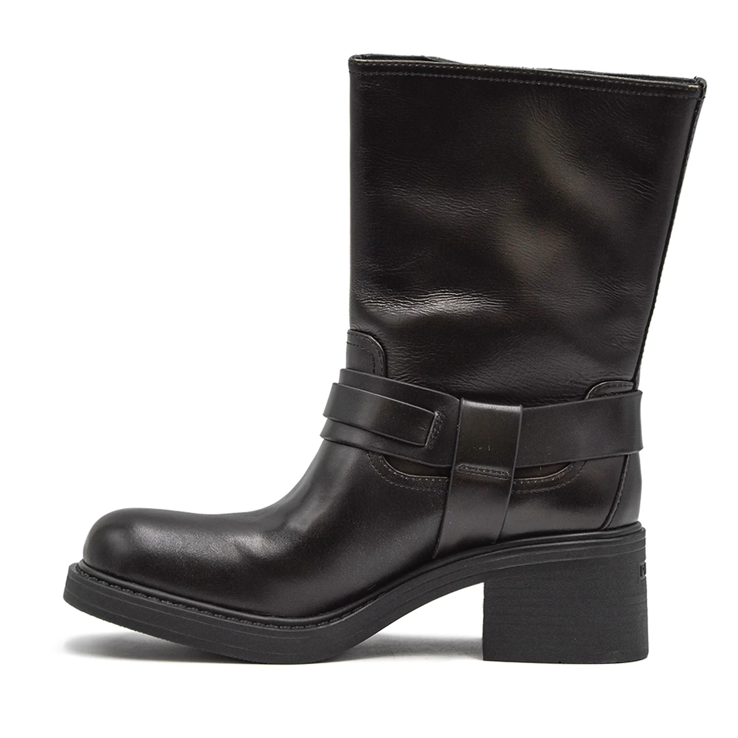 Stivaletti Pinko Alys 02 Donna Nero Biker Leggermente Squadrato - Image 3