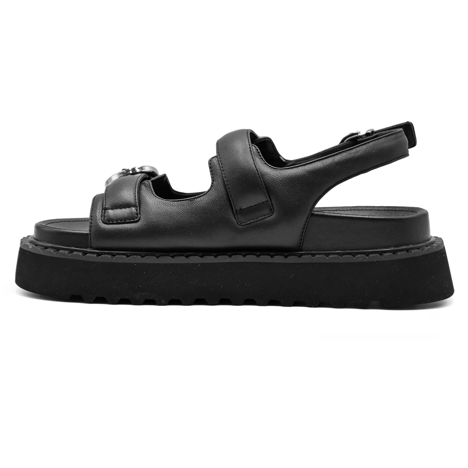 Sandali Pinko Nero Kate Ideali Per Look Urban Grintoso Donna - Image 3