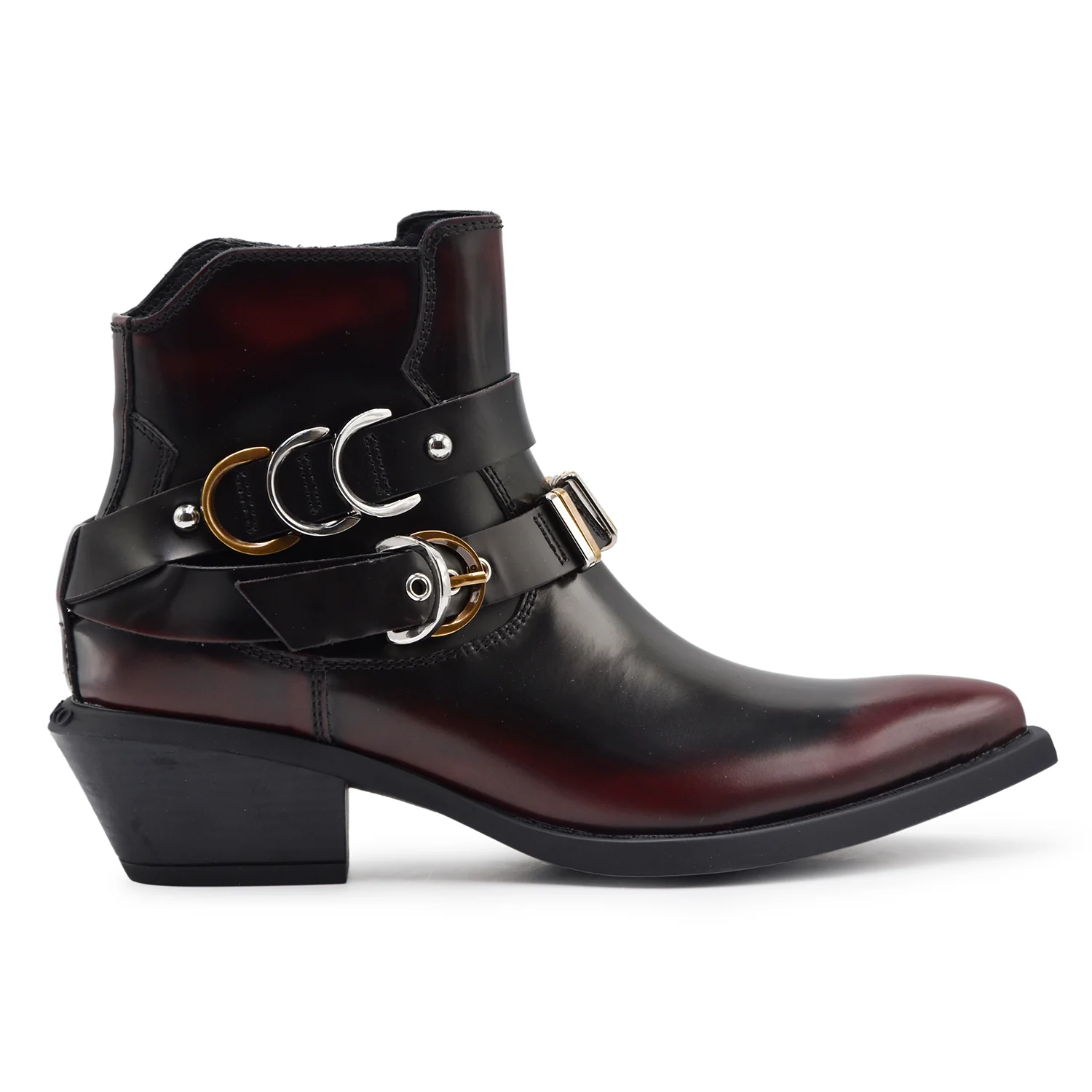 Texani Pinko Tex 13 Rosso Bordeaux Donna Con Dettagli Metallici