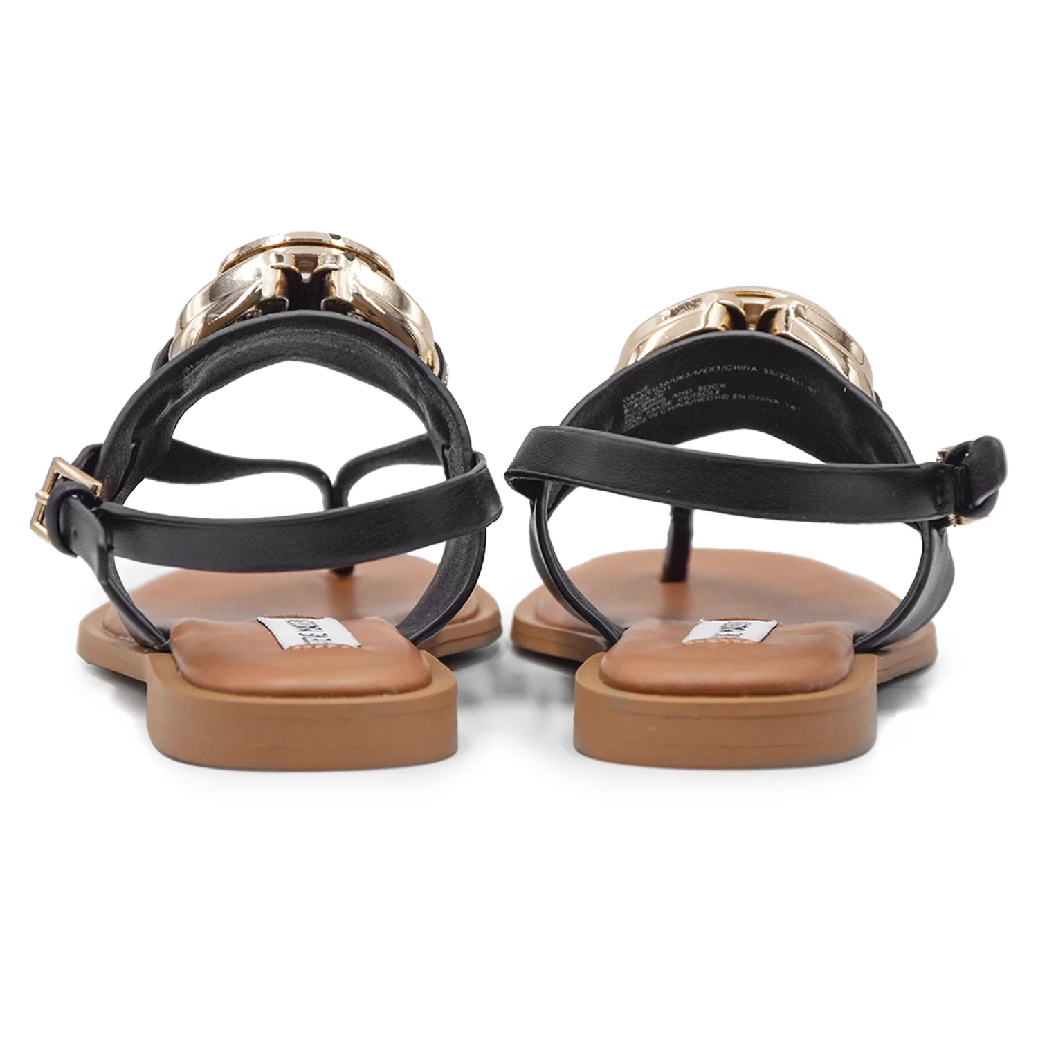 Steve Madden Sandali Genie Nero Donna Infradito Sofisticato - Image 3