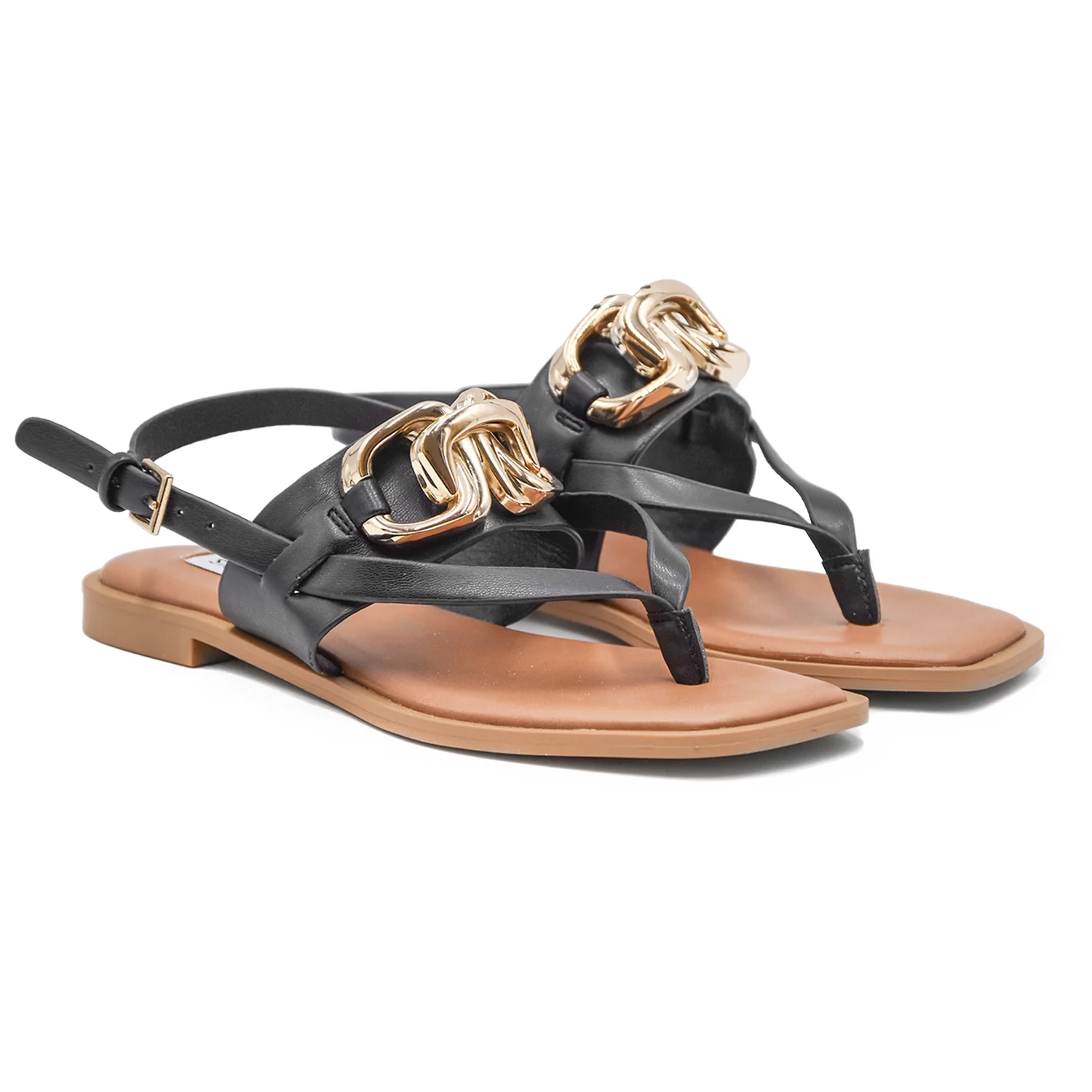 Steve Madden Sandali Genie Nero Donna Infradito Sofisticato - Image 4
