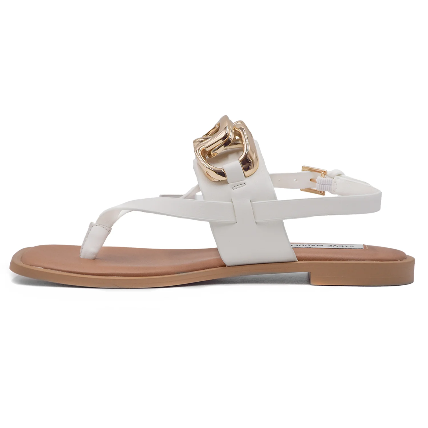 Sandali Steve Madden Bianco Genie Con Catene Decorative Donna - Image 3
