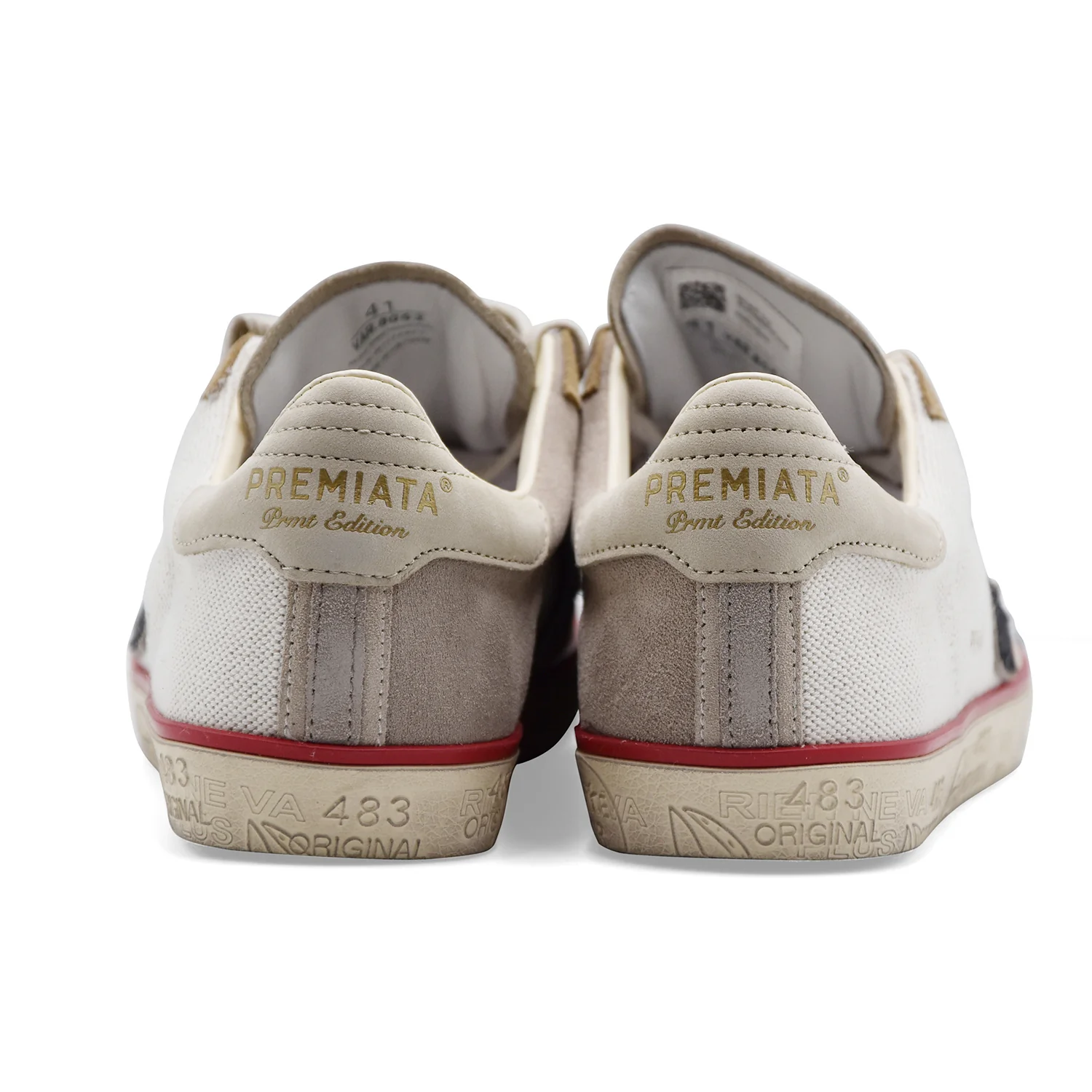 Sneakers Uomo Premiata Steven 8052 Off White Look Streetwear - Image 3