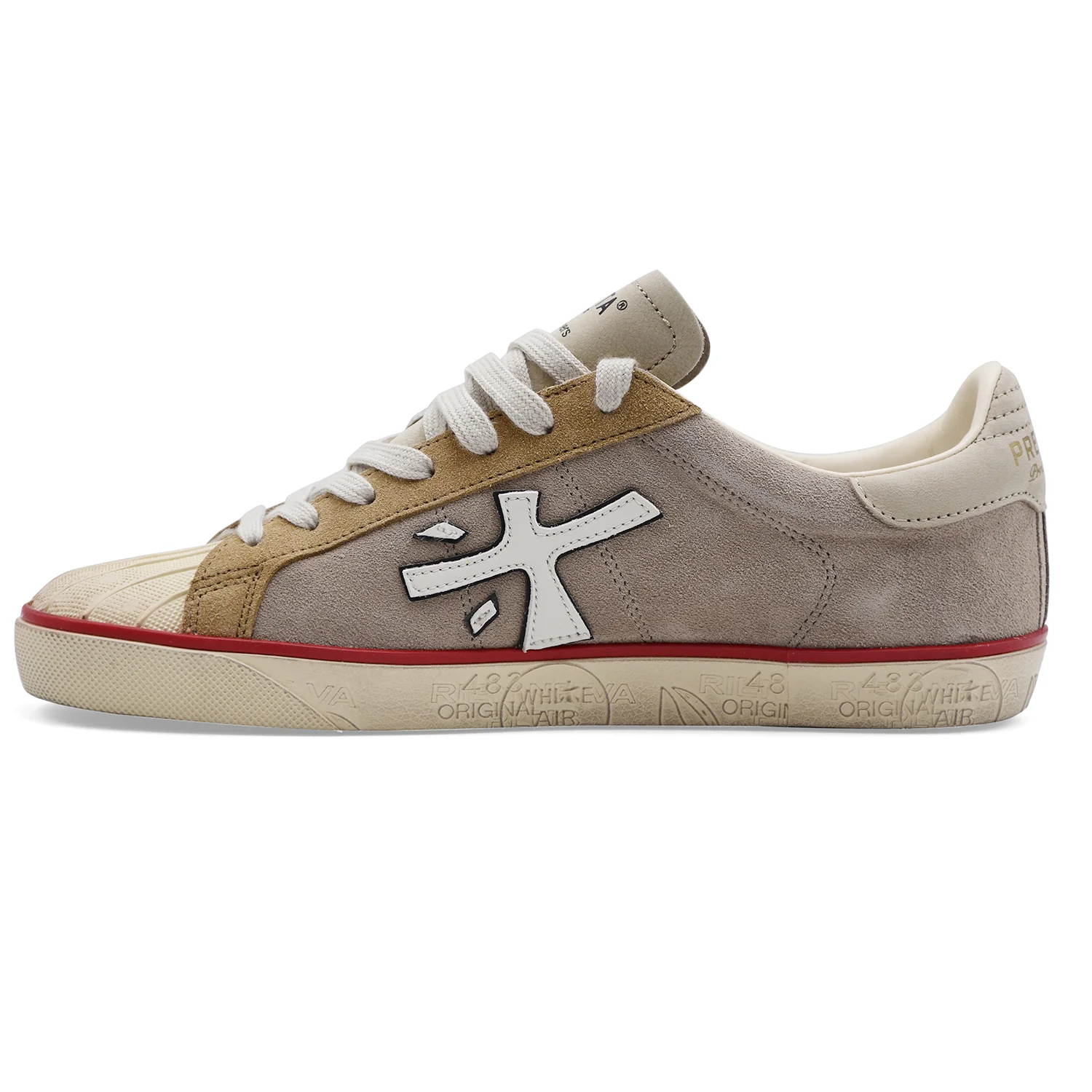 Sneakers Uomo Premiata Steven 8052 Off White Look Streetwear - Image 4
