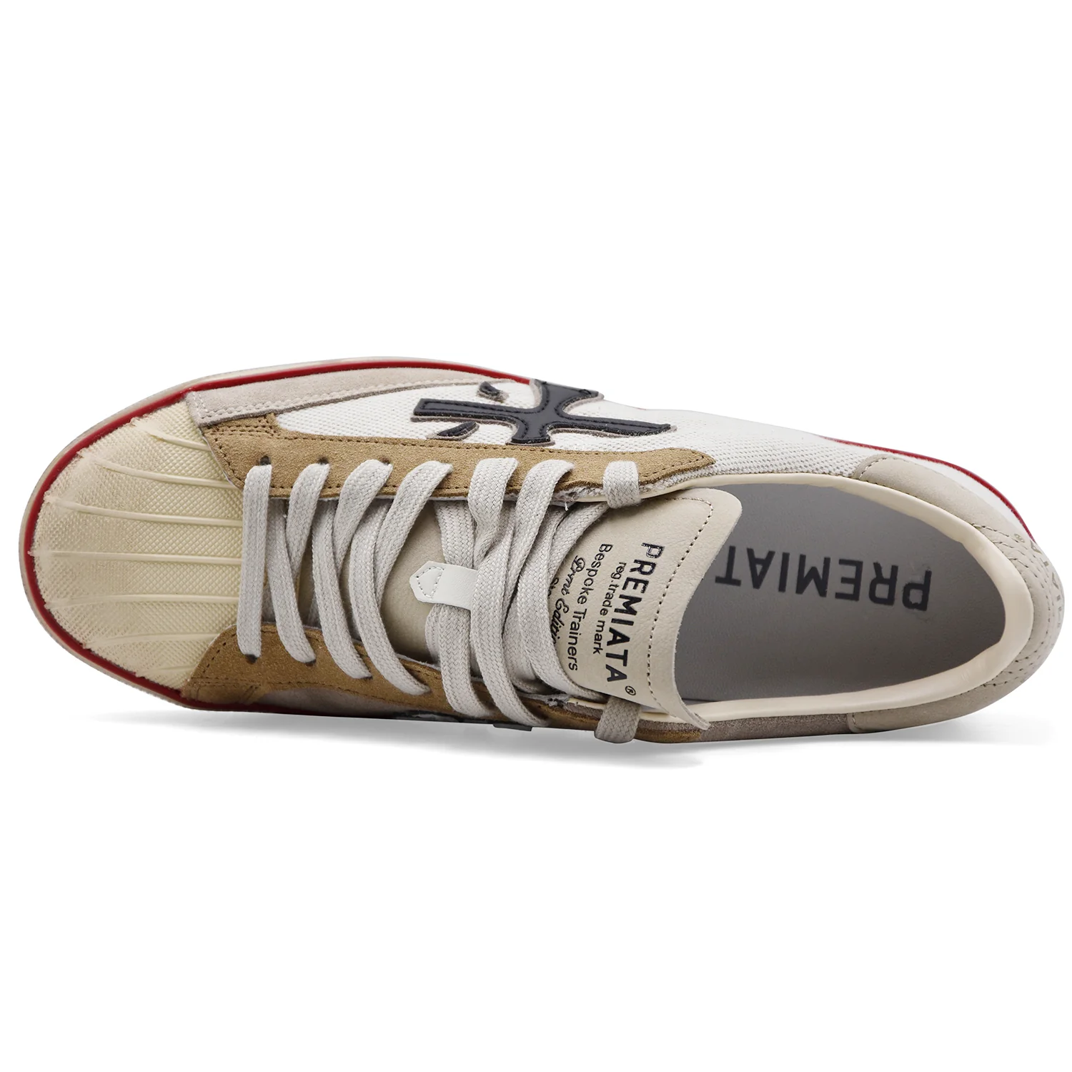 Sneakers Uomo Premiata Steven 8052 Off White Look Streetwear - Image 5