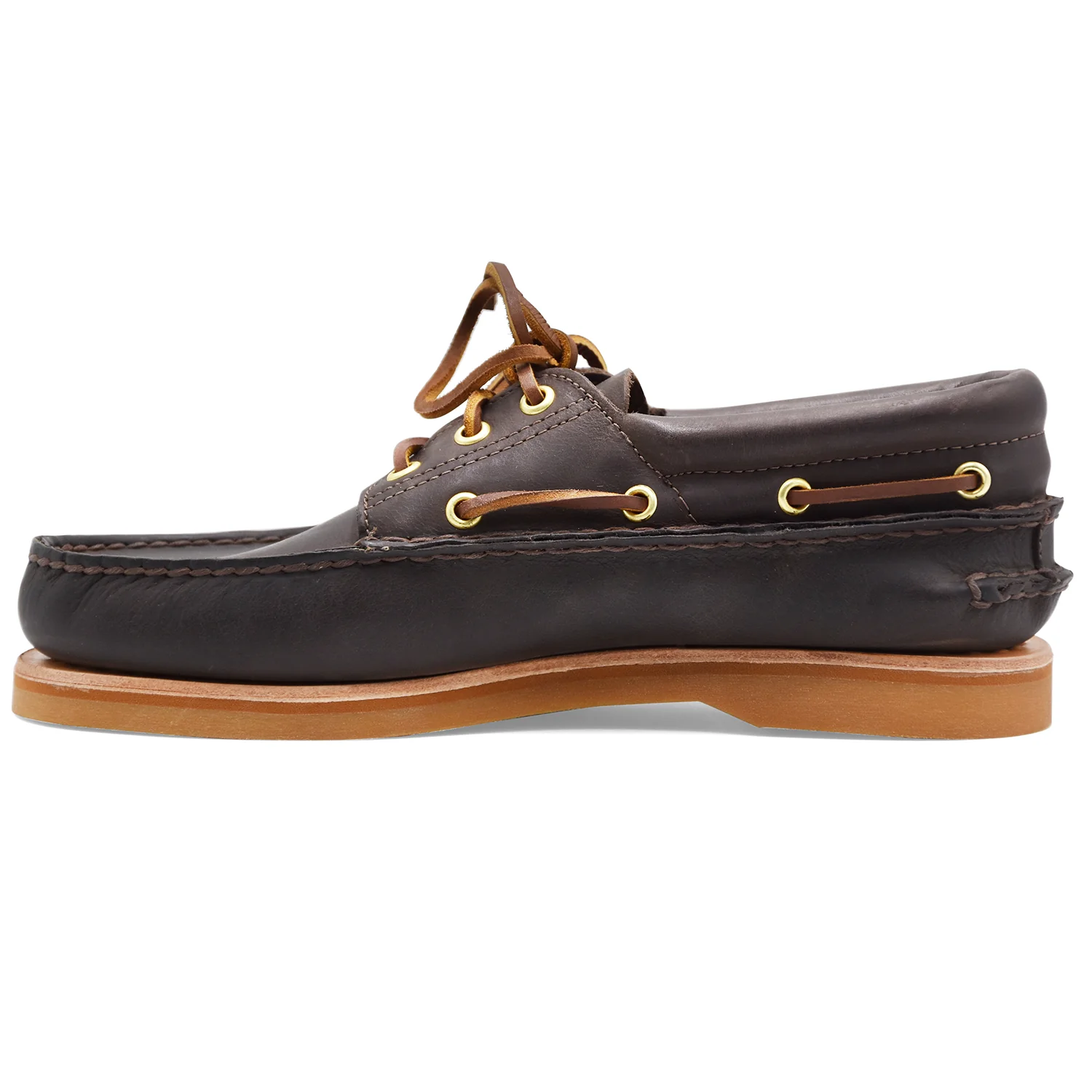 Scarpe Da Barca Timberland Uomo Pelle Marrone Con Suola Vibram - Image 4