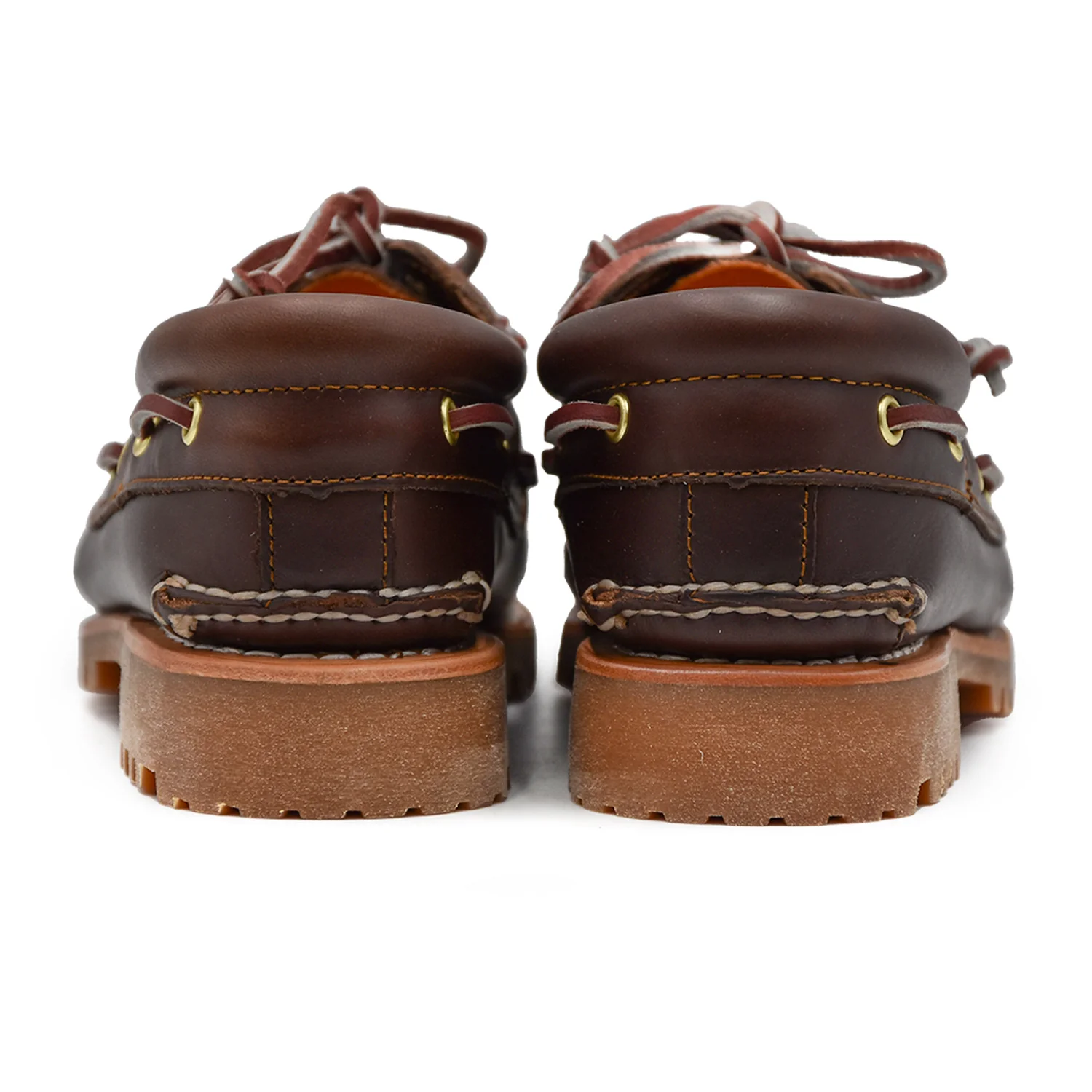Timberland Stringate Uomo 3-Eye Lug Marrone A Tre Occhielli - Image 5