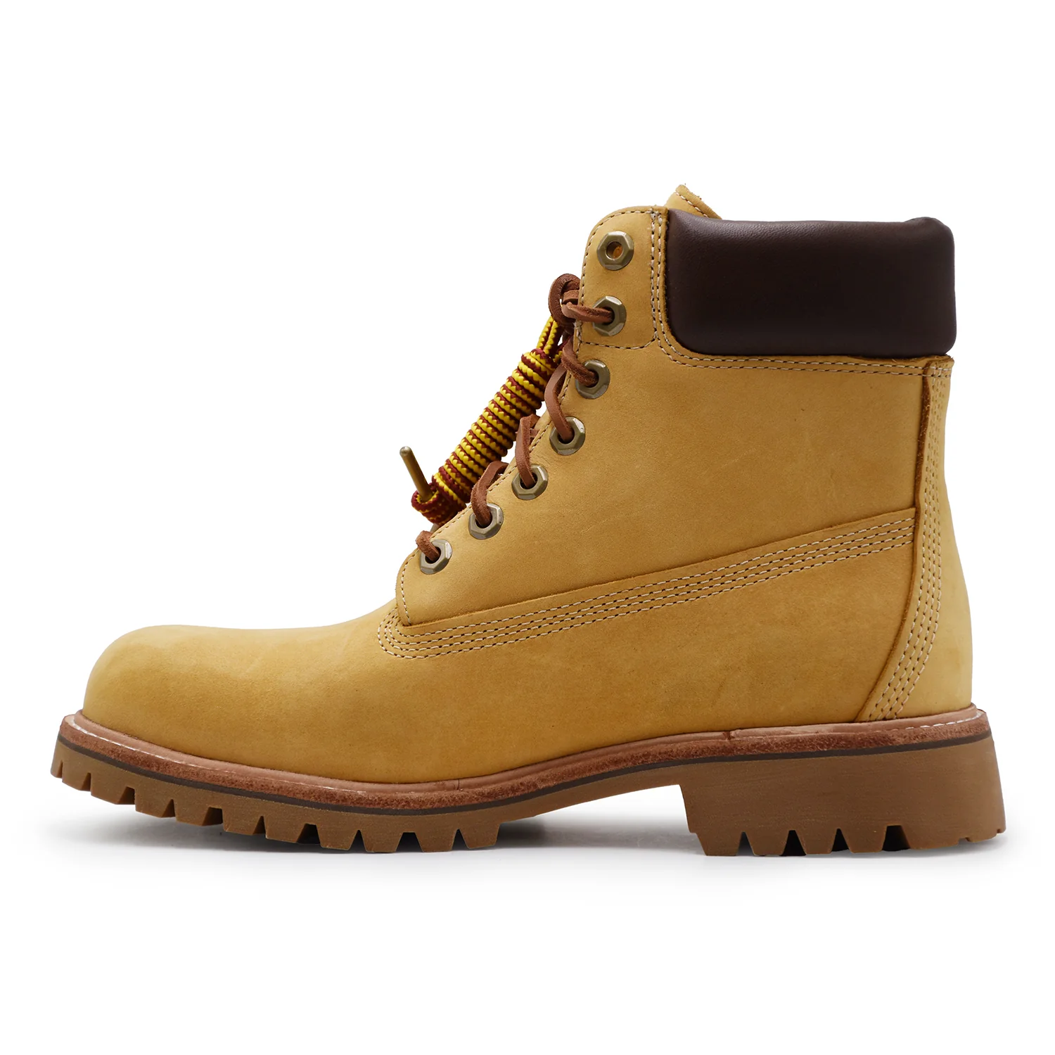 Anfibi Uomo Timberland Luxe Nubuck Giallo Mid Lace Waterproof - Image 4