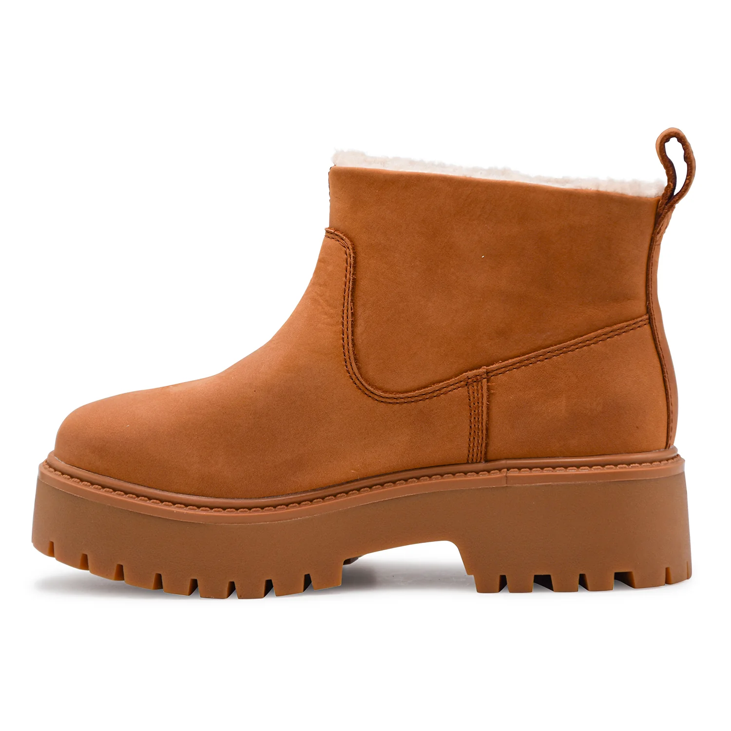 Beatles Timberland Donna Platform Beige Mid Warm Lined Boot - Image 6