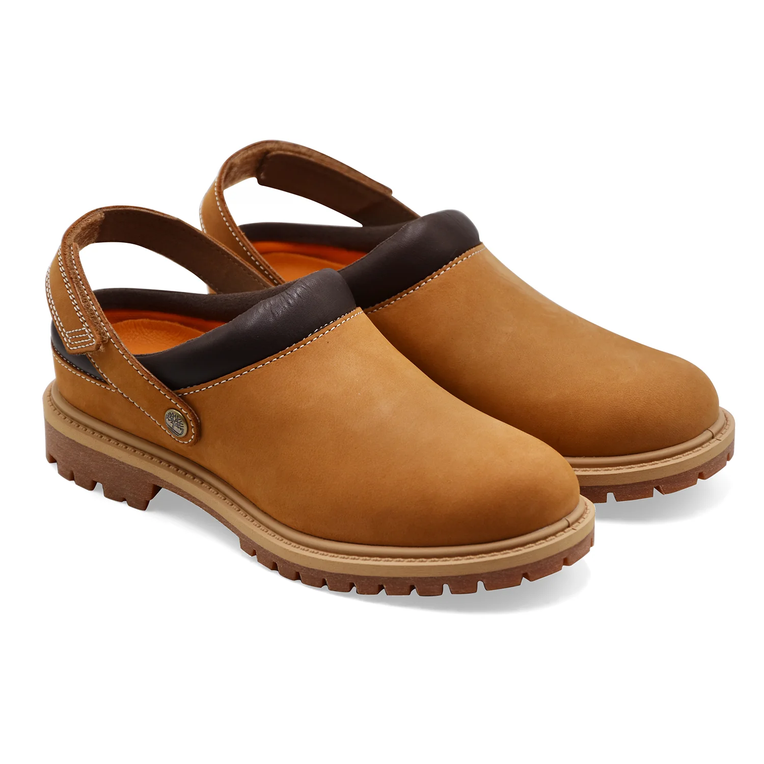 Sabot Timberland Donna Premium Clog In Nubuck Wheat Resistente - Image 3