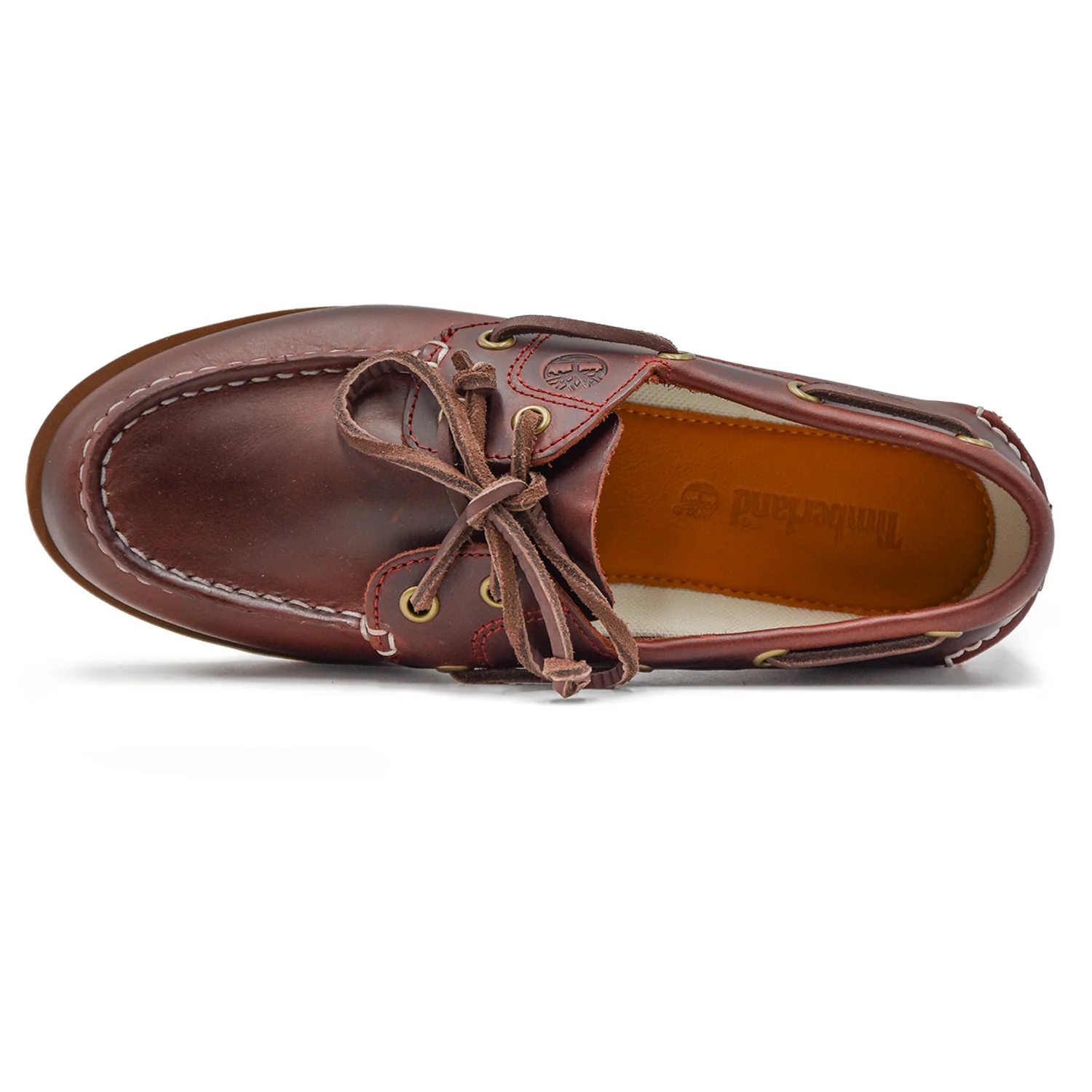 Stringate Timberland Donna Classico In Stile Nautico Burgundy - Image 3