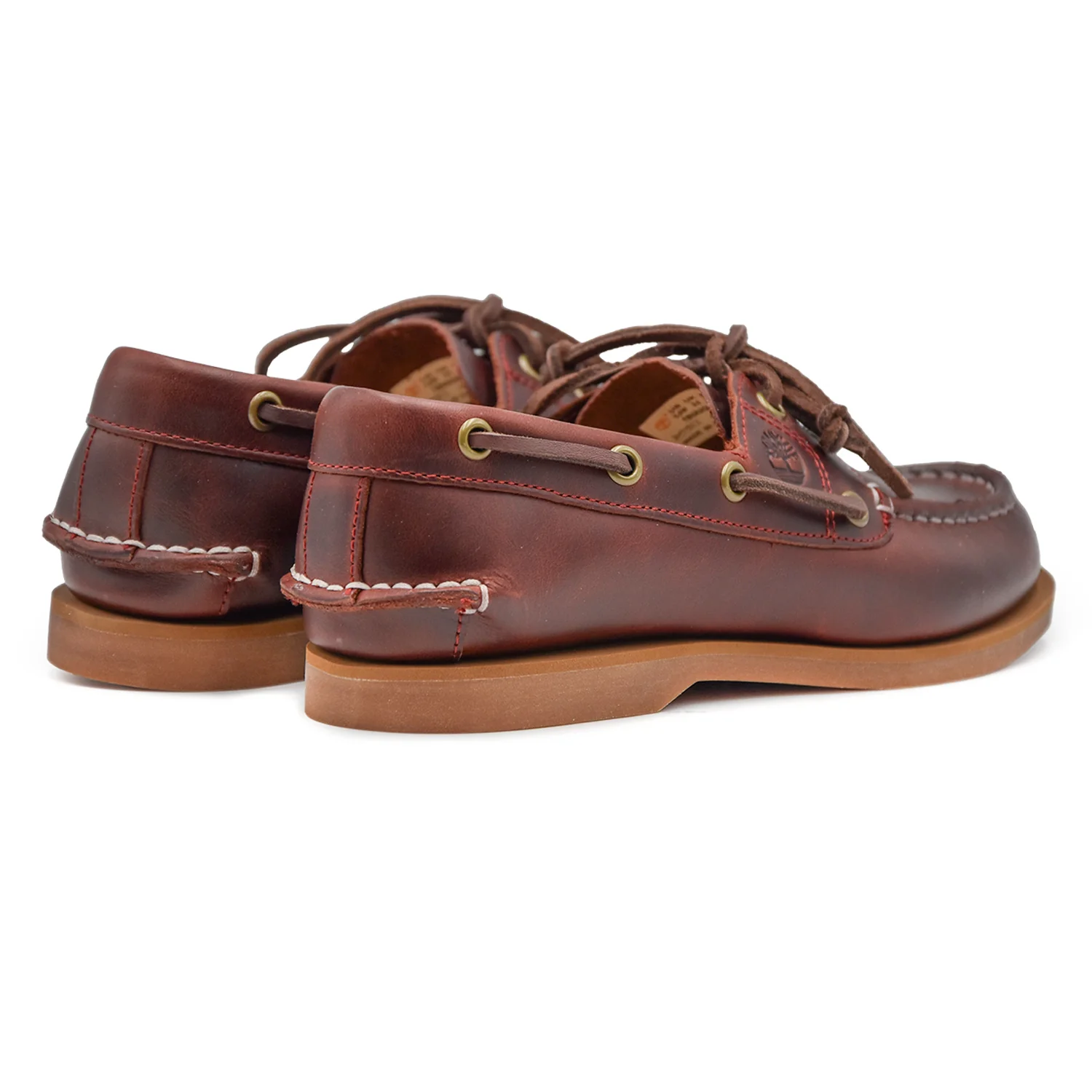 Stringate Timberland Donna Classico In Stile Nautico Burgundy - Image 4