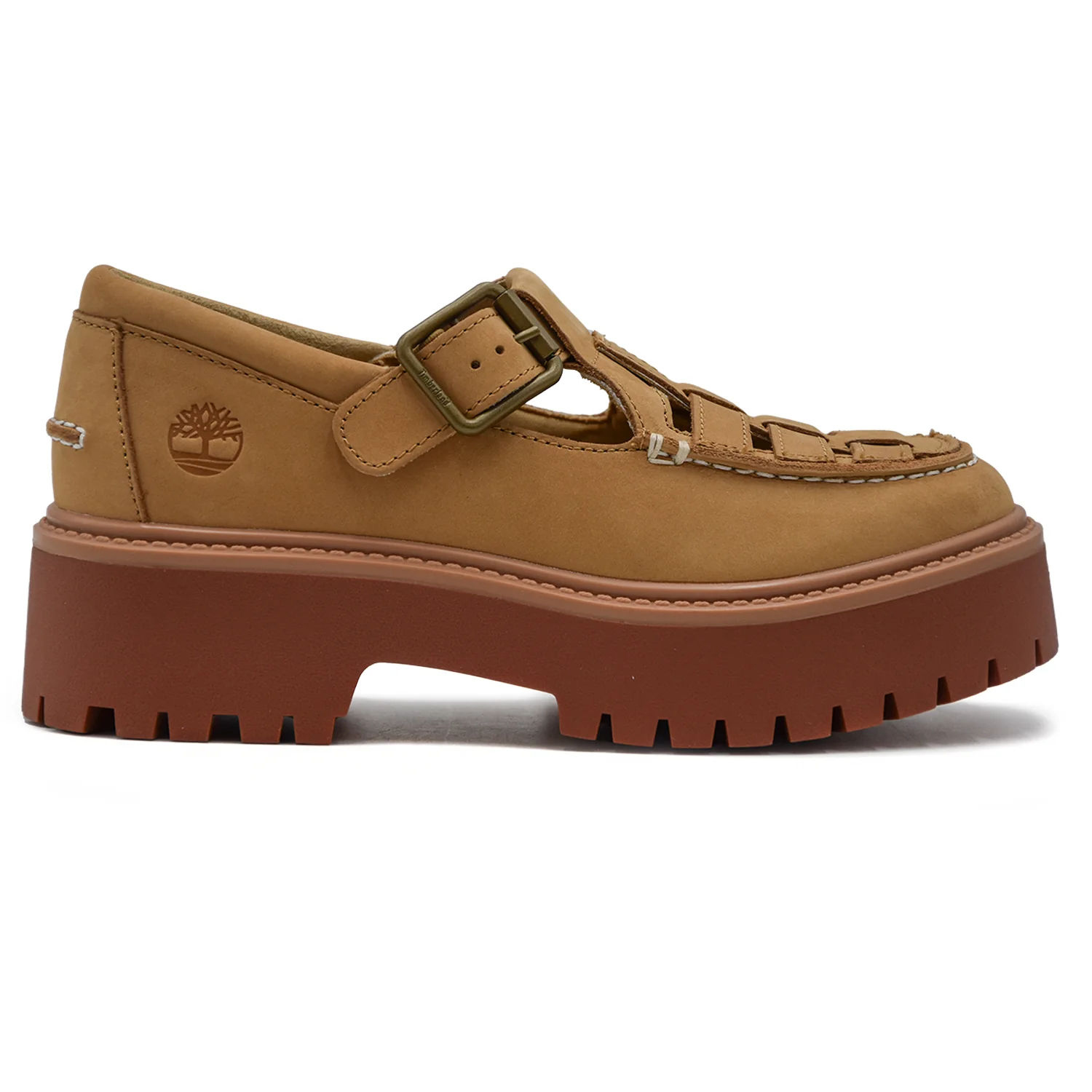 Mary Jane Timberland Donna Giallo Platform In Versione Moderna