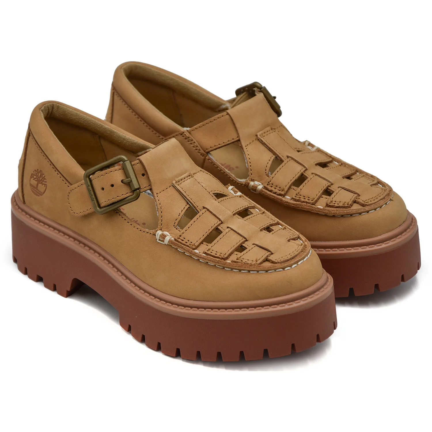 Mary Jane Timberland Donna Giallo Platform In Versione Moderna - Image 2