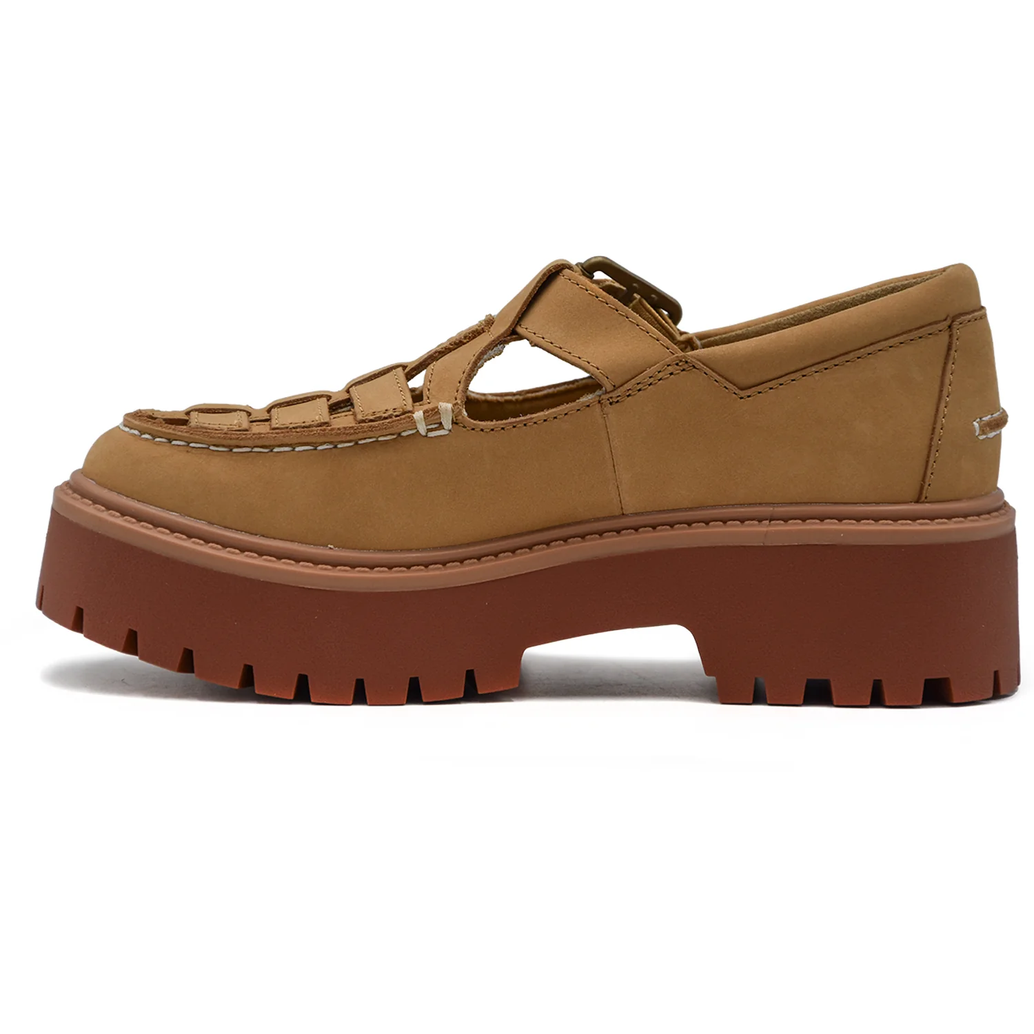 Mary Jane Timberland Donna Giallo Platform In Versione Moderna - Image 4