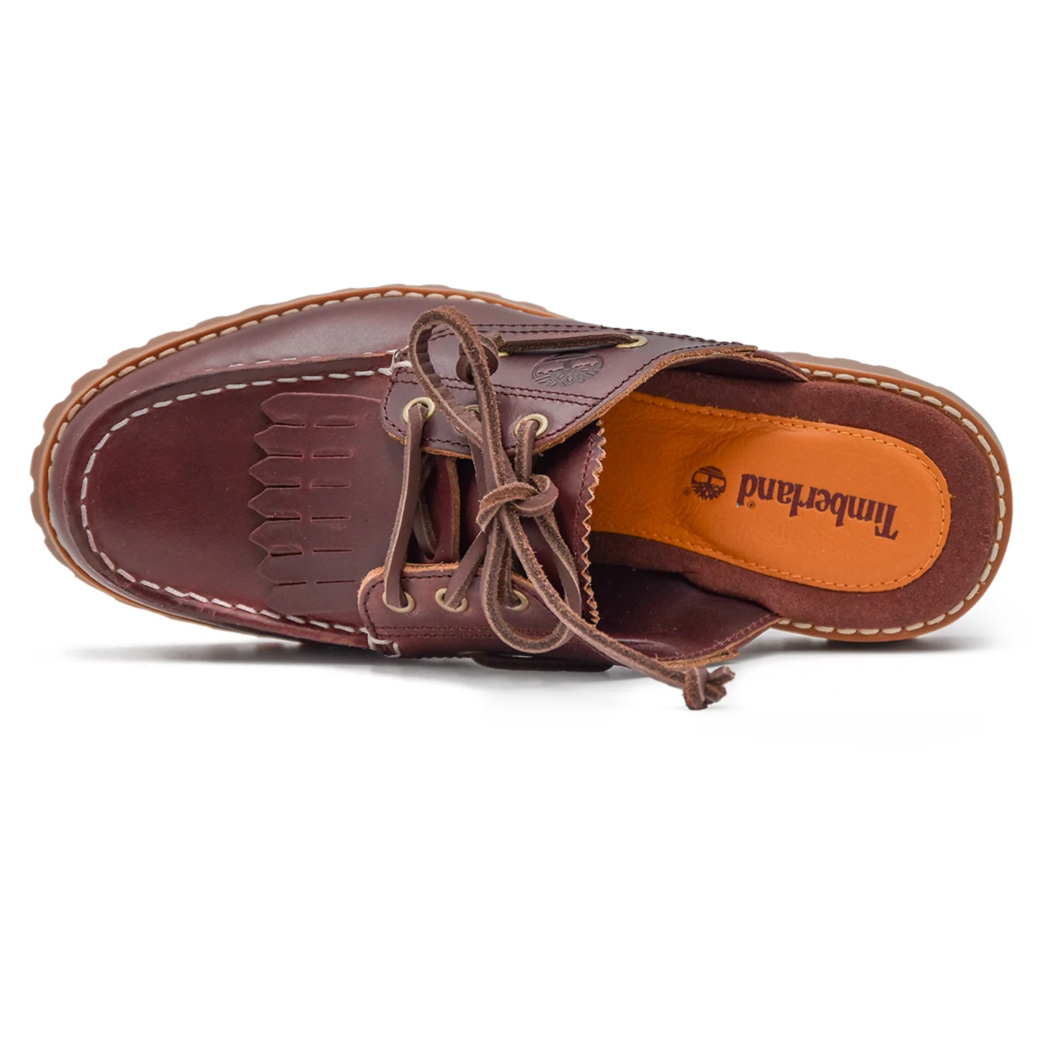 Timberland Donna Sabot Noreen Burgundy Per Un Look Quotidiano - Image 3
