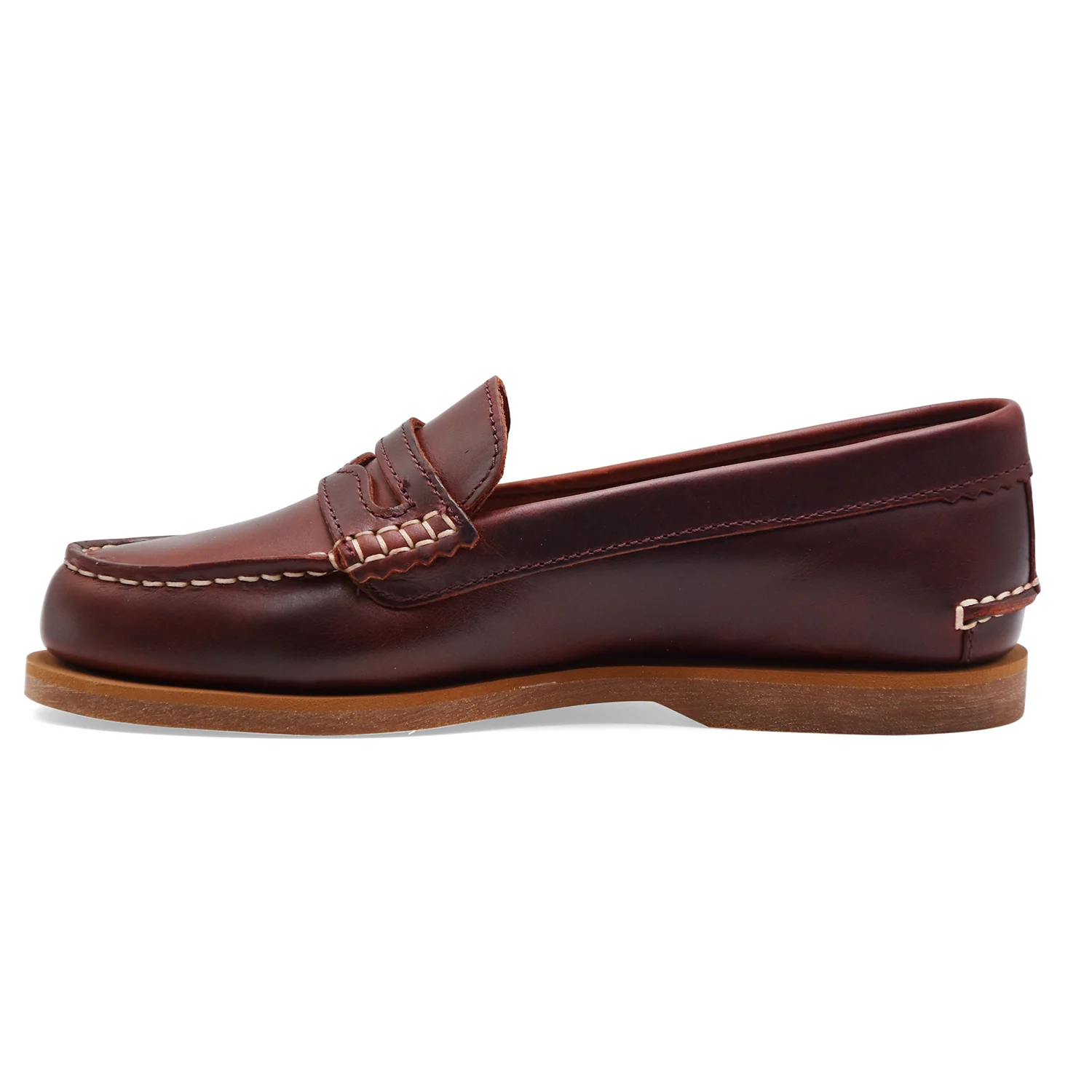 Mocassini Da Donna Timberland Classic Boat Burgundy Full Grain - Image 3