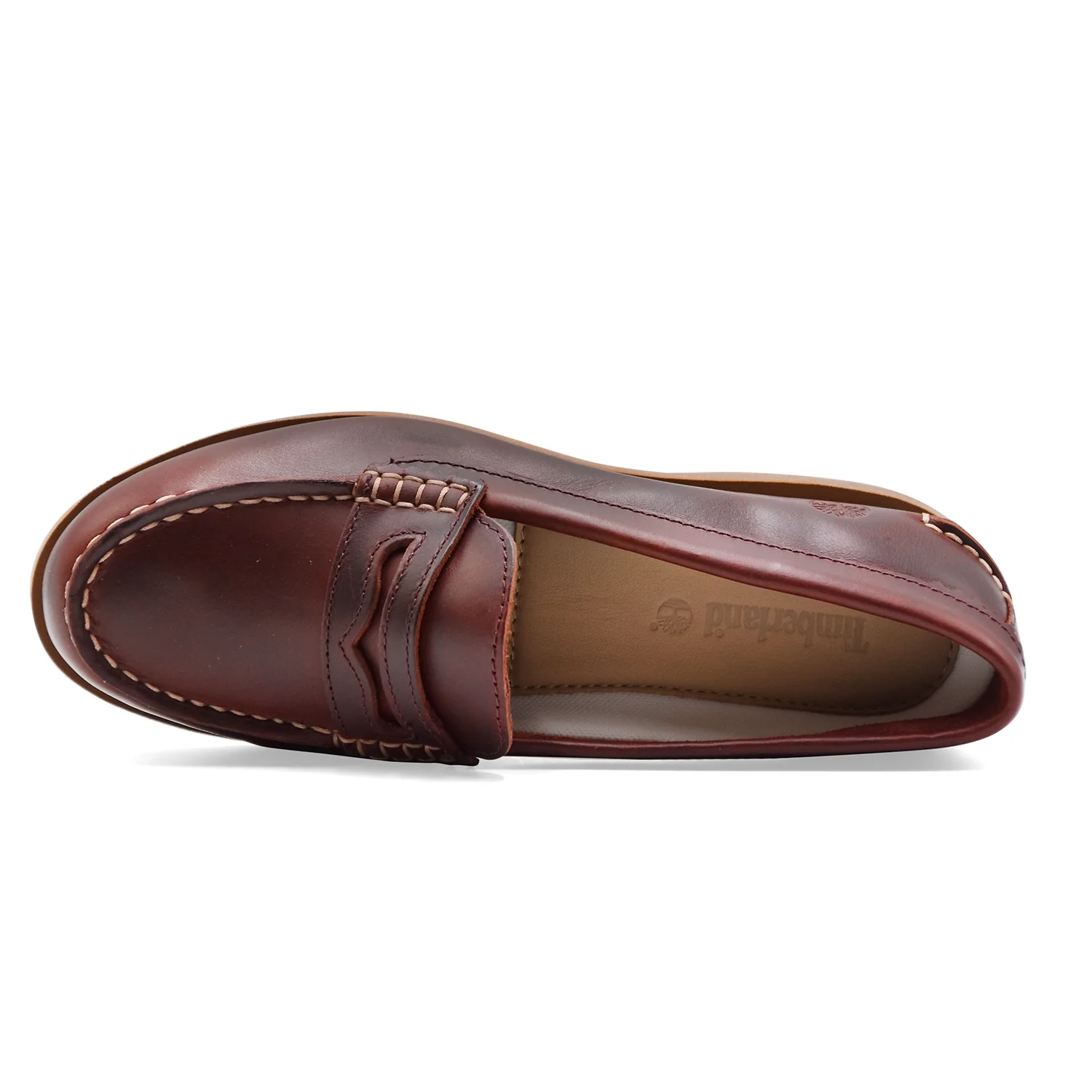 Mocassini Da Donna Timberland Classic Boat Burgundy Full Grain - Image 5