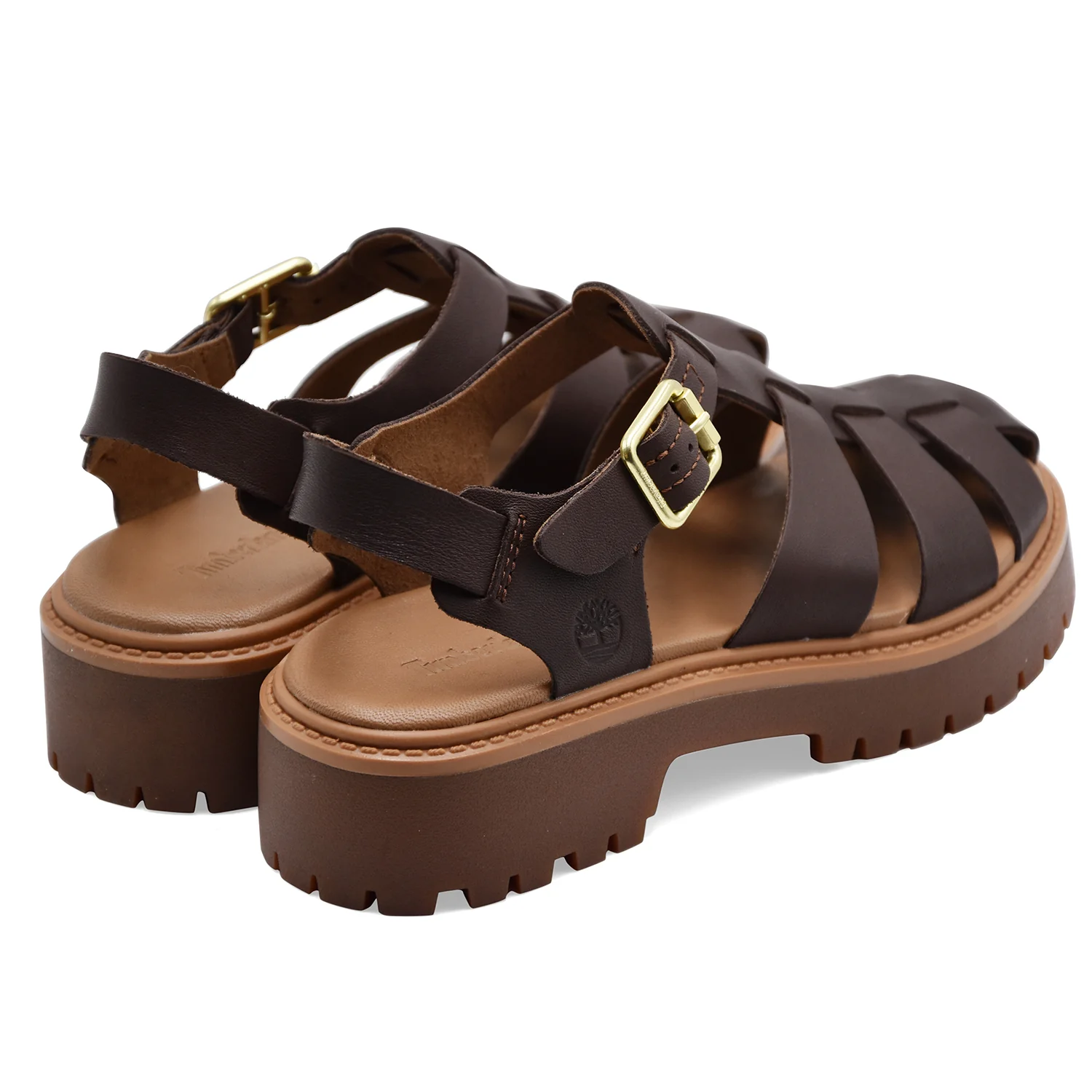 Sandali Timberland Stone Street Fisherman Donna Marrone Dark - Image 5