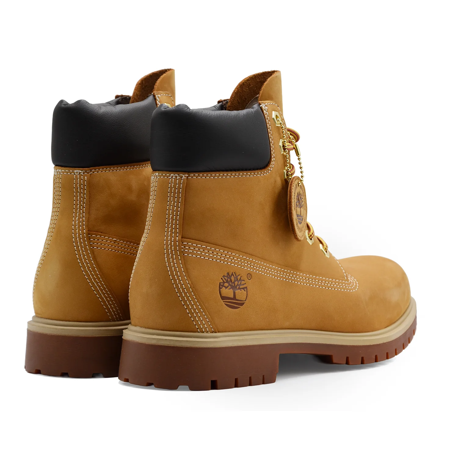 Stivaletti Iconici Timberland Uomo Pelle Giallo Waterproof - Image 4