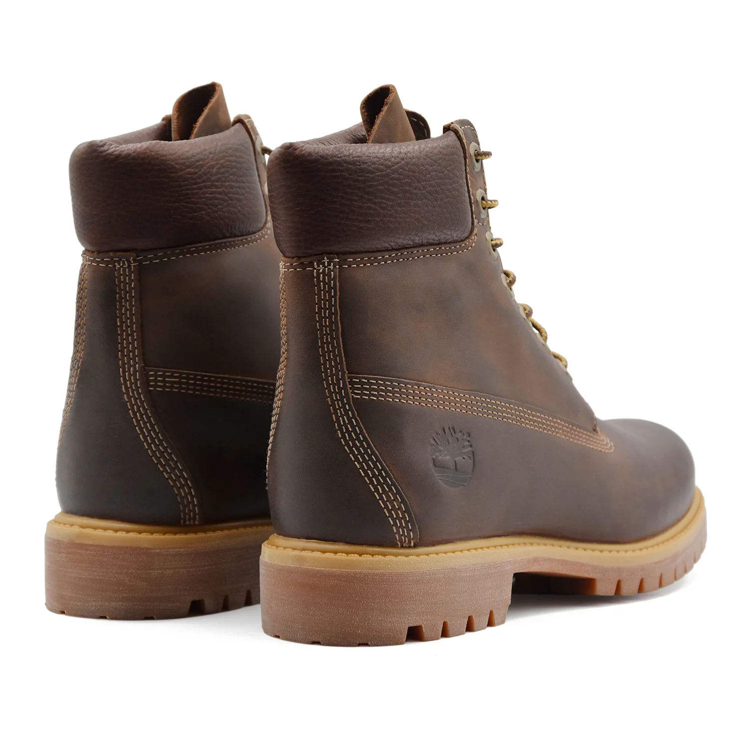 Scarponcini Timberland Uomo Pelle Marrone TB127097214 Waterproof - Image 4
