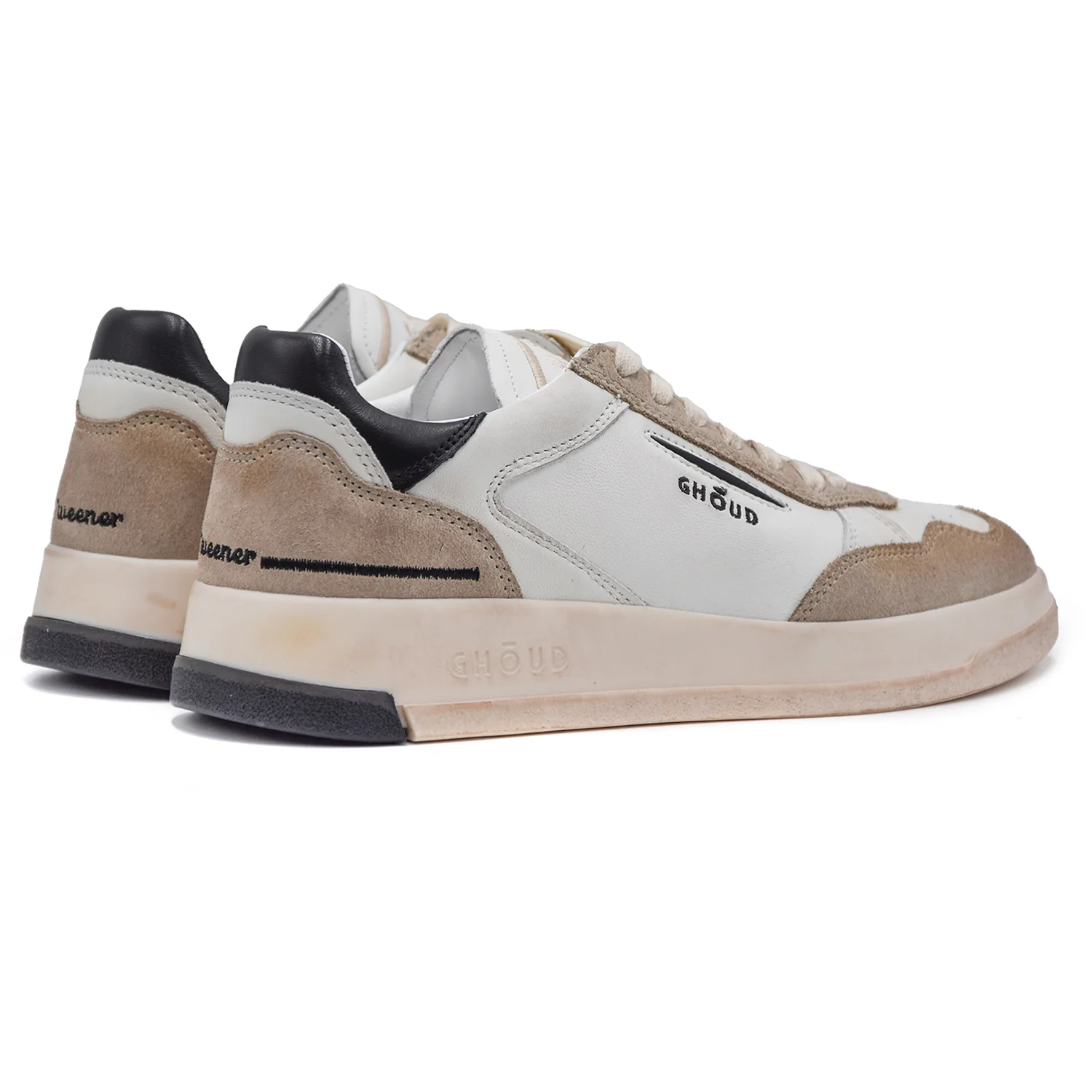 Sneakers Ghoud Tweener Bianco Beige Look Distintivo E Originale - Image 4