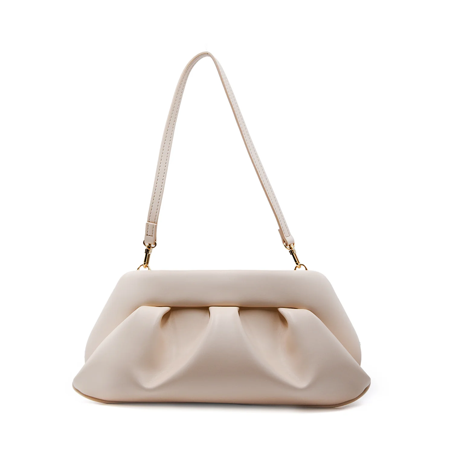 Borsa Themoirè Bios Baguette Clutch Elegante Burro Crema - Image 3