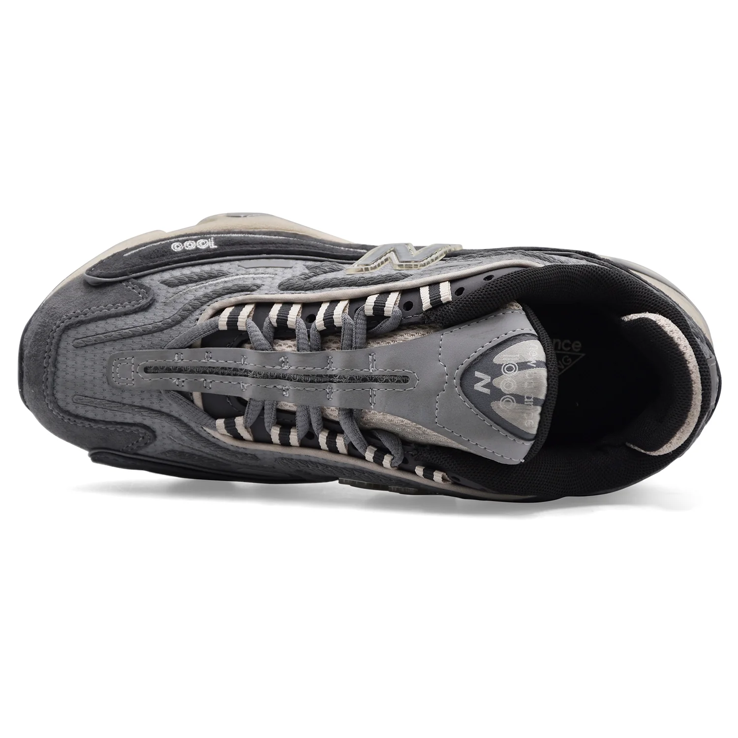 New Balance 1000 Sneakers Donna Grigio Ammortizzazione ABZORB - Image 3